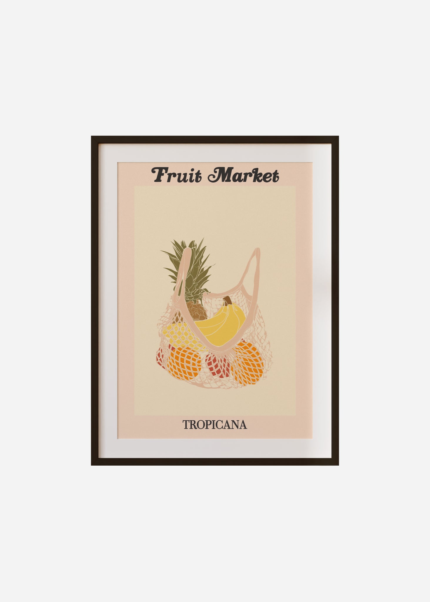 fruit market / tropicana Framed & Mounted Print