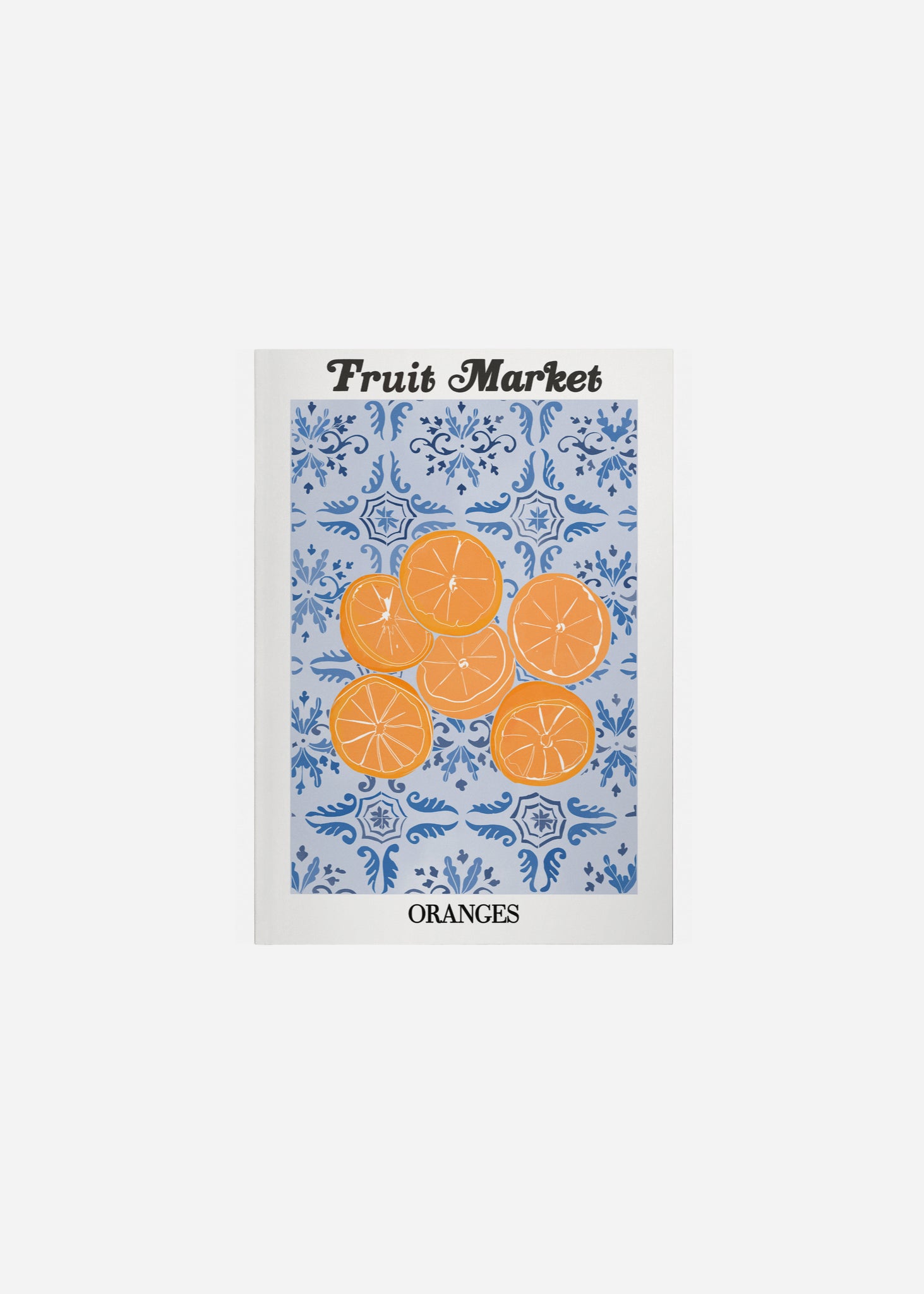 fruit market / oranges Fine Art Print