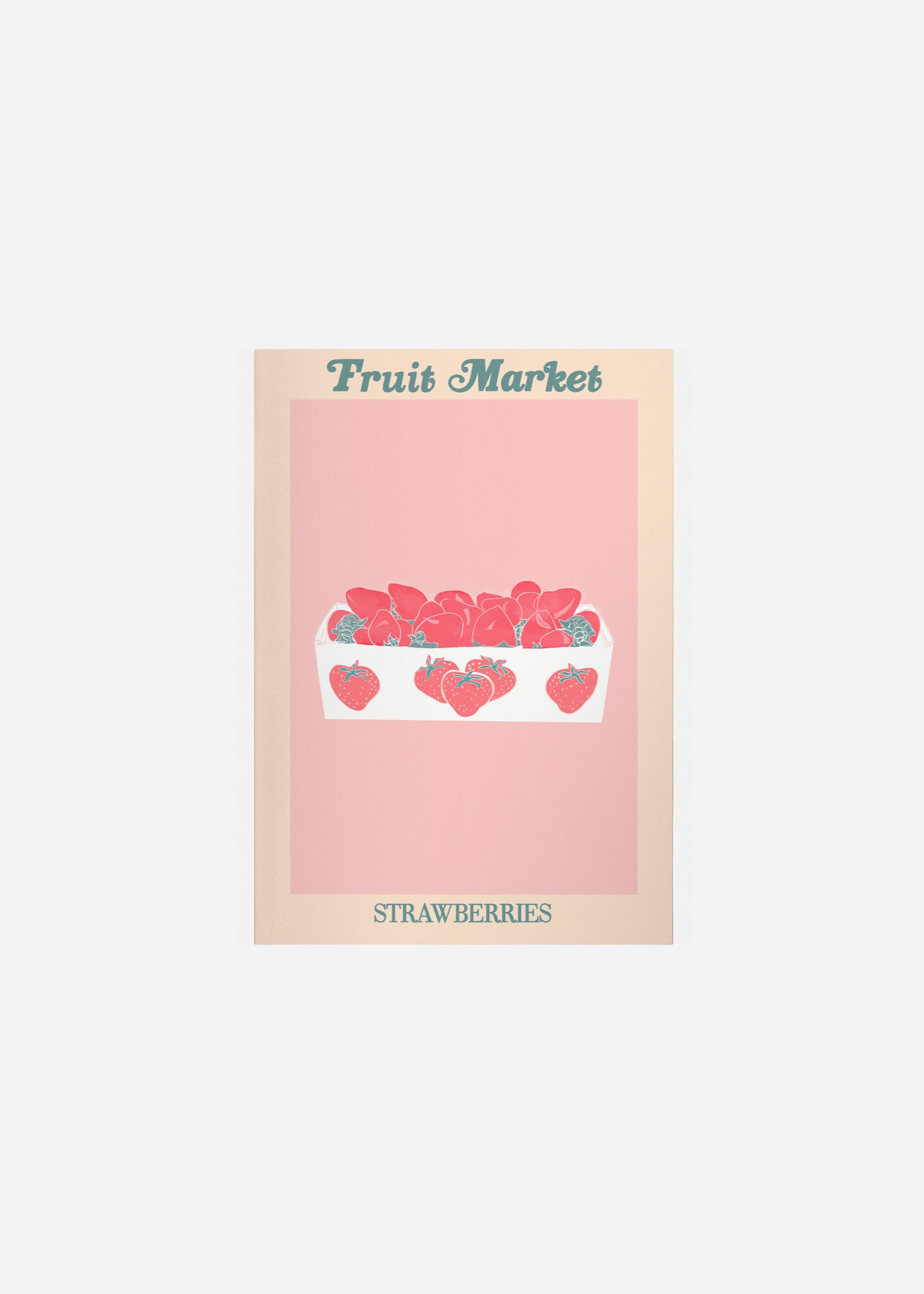 fruit market / strawberries Fine Art Print