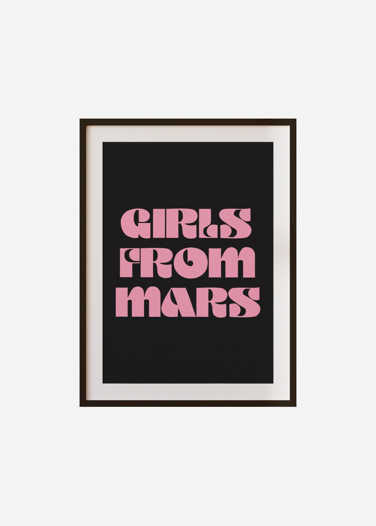 girls from mars Framed & Mounted Print