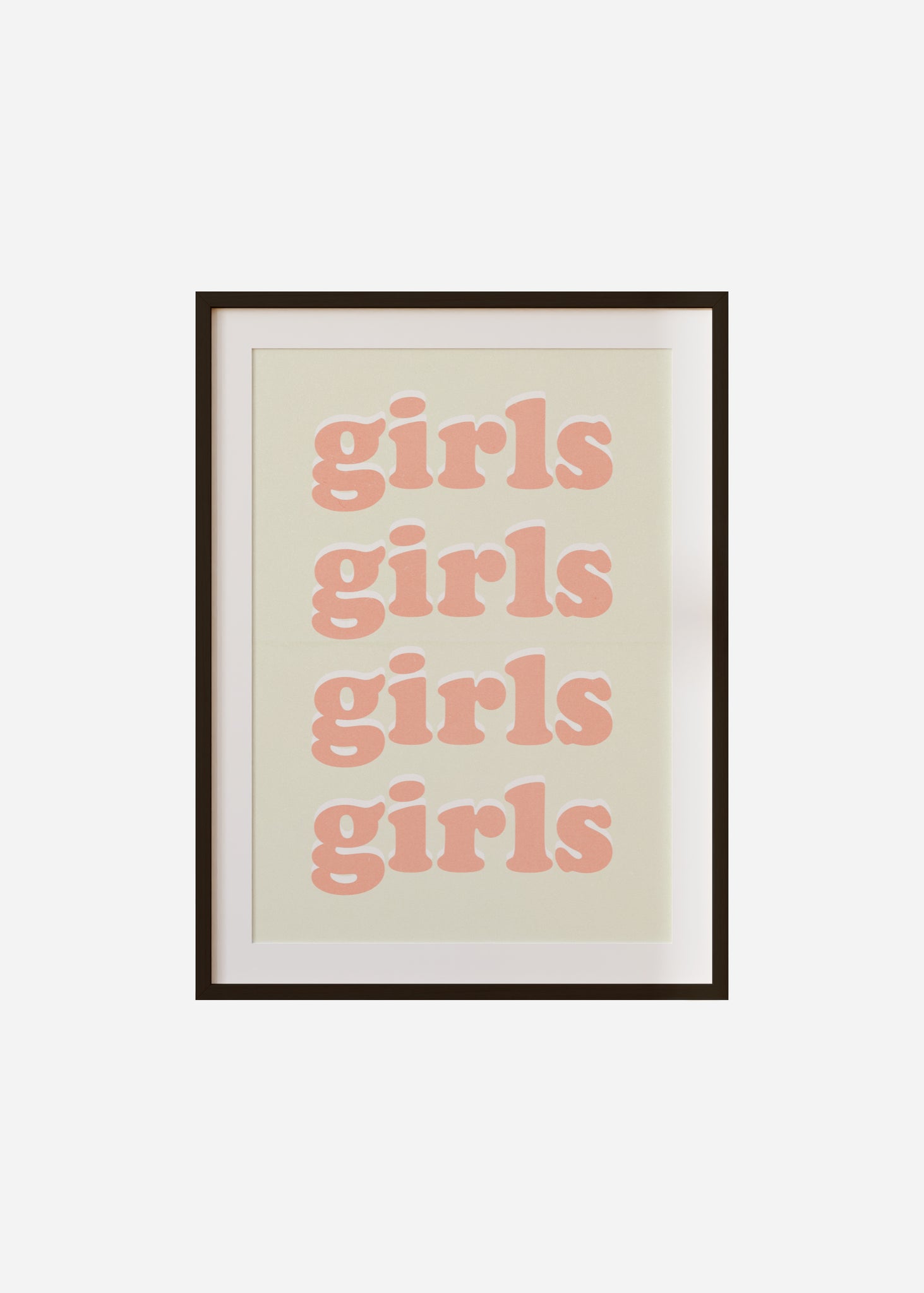 girls Framed & Mounted Print