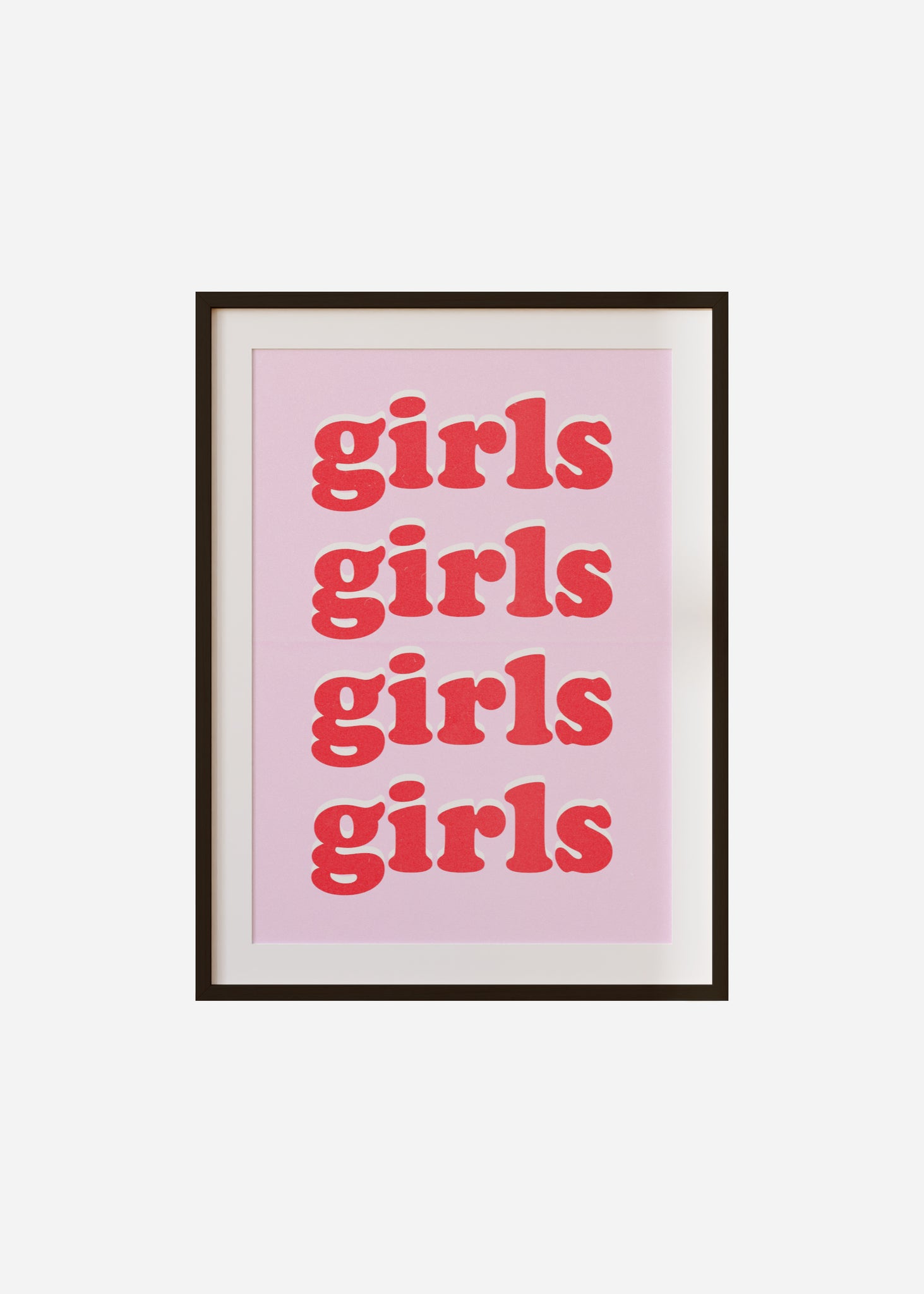 girls Framed & Mounted Print
