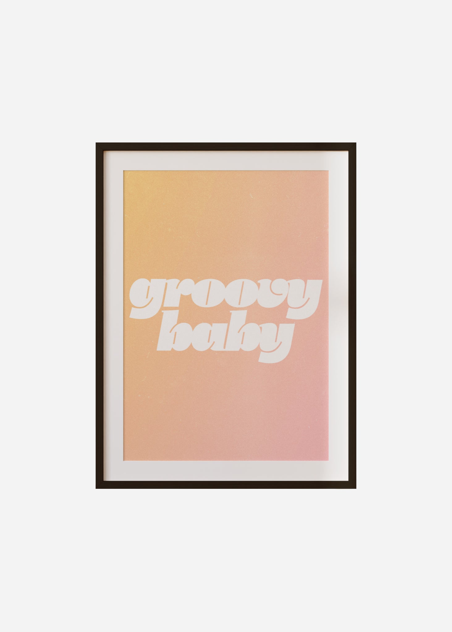 Groovy baby Framed & Mounted Print