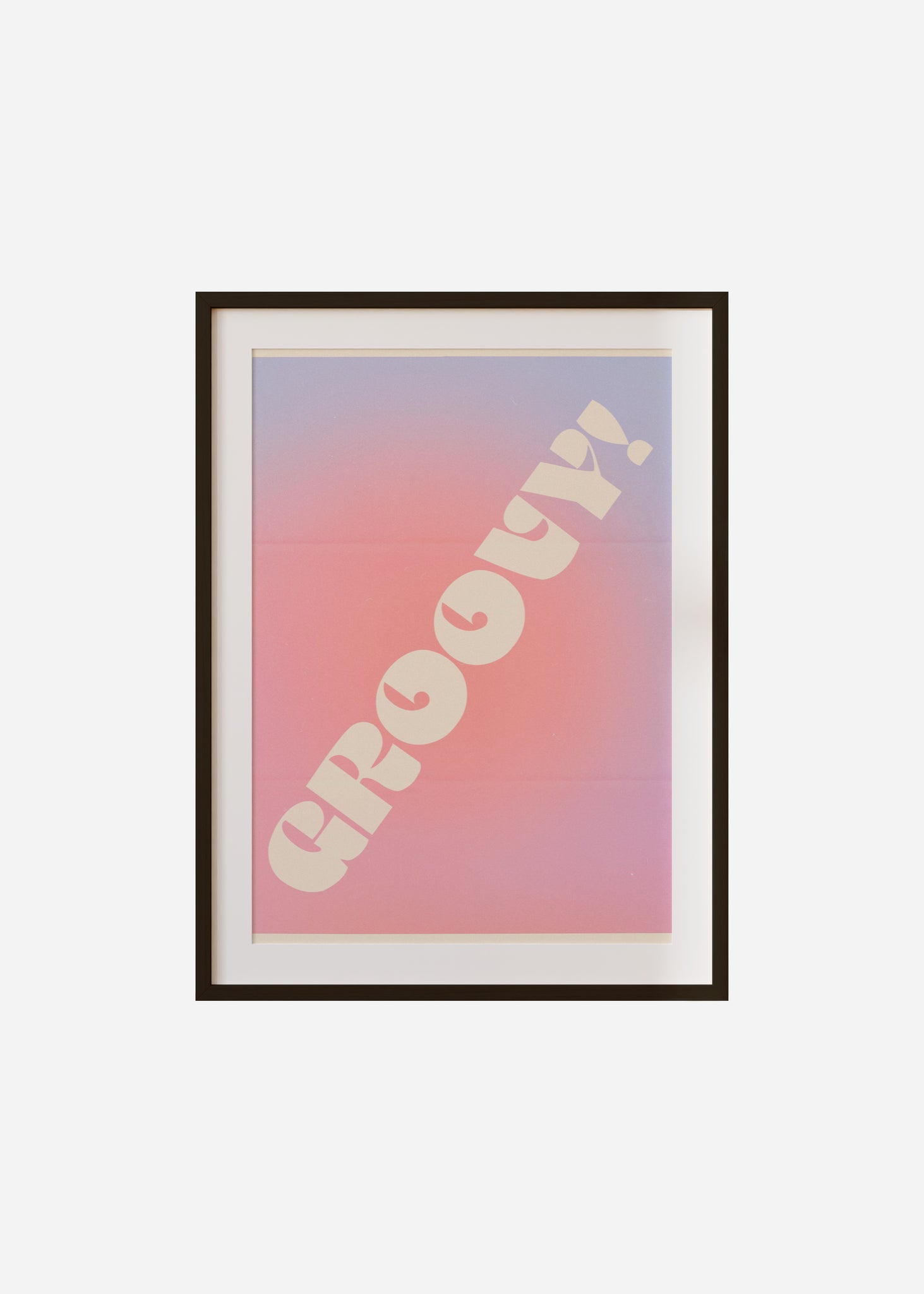 groovy Framed & Mounted Print