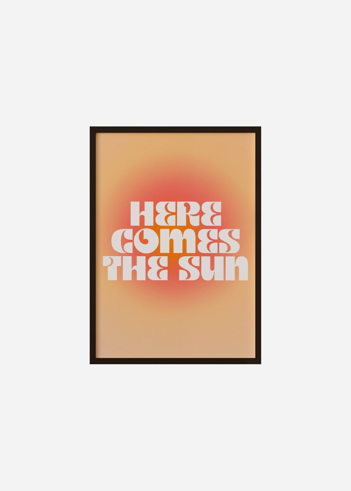 here comes the sun Framed Print