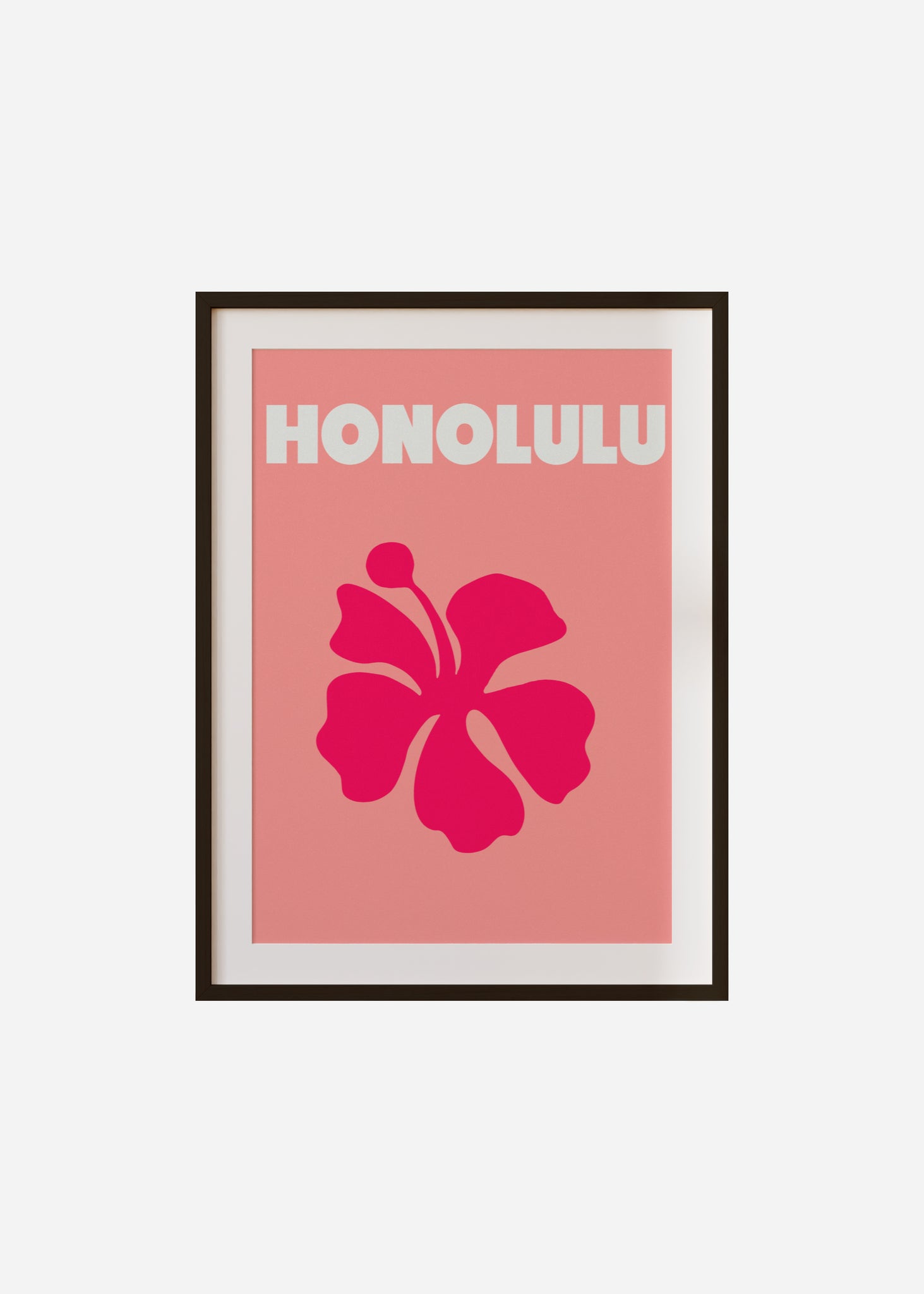 Honolulu Framed & Mounted Print