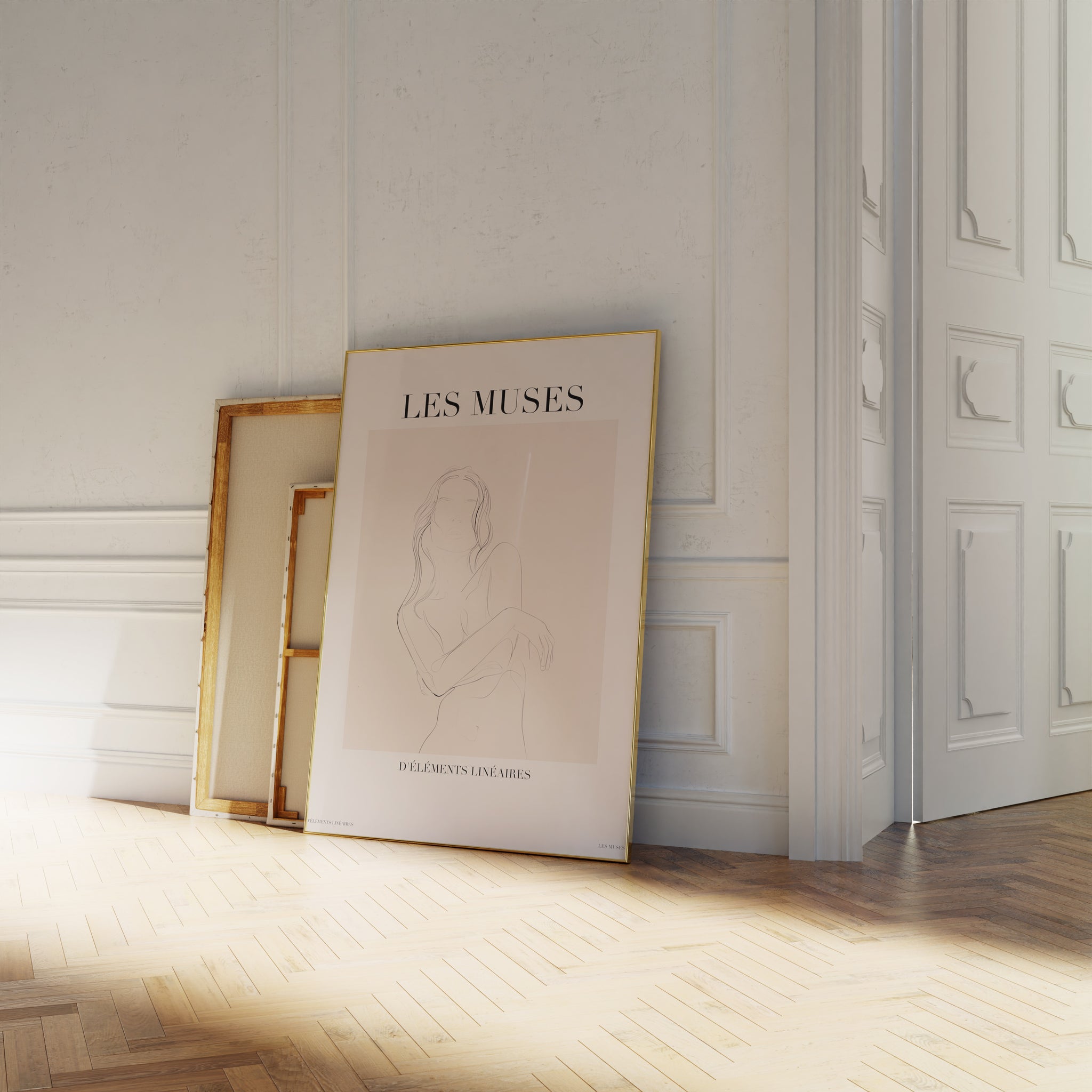 Les Muses is a dreamy wall art collection of line art drawings and paintings.
Select among illustrations of greek goddesses, seashells, cherubs and muses. 