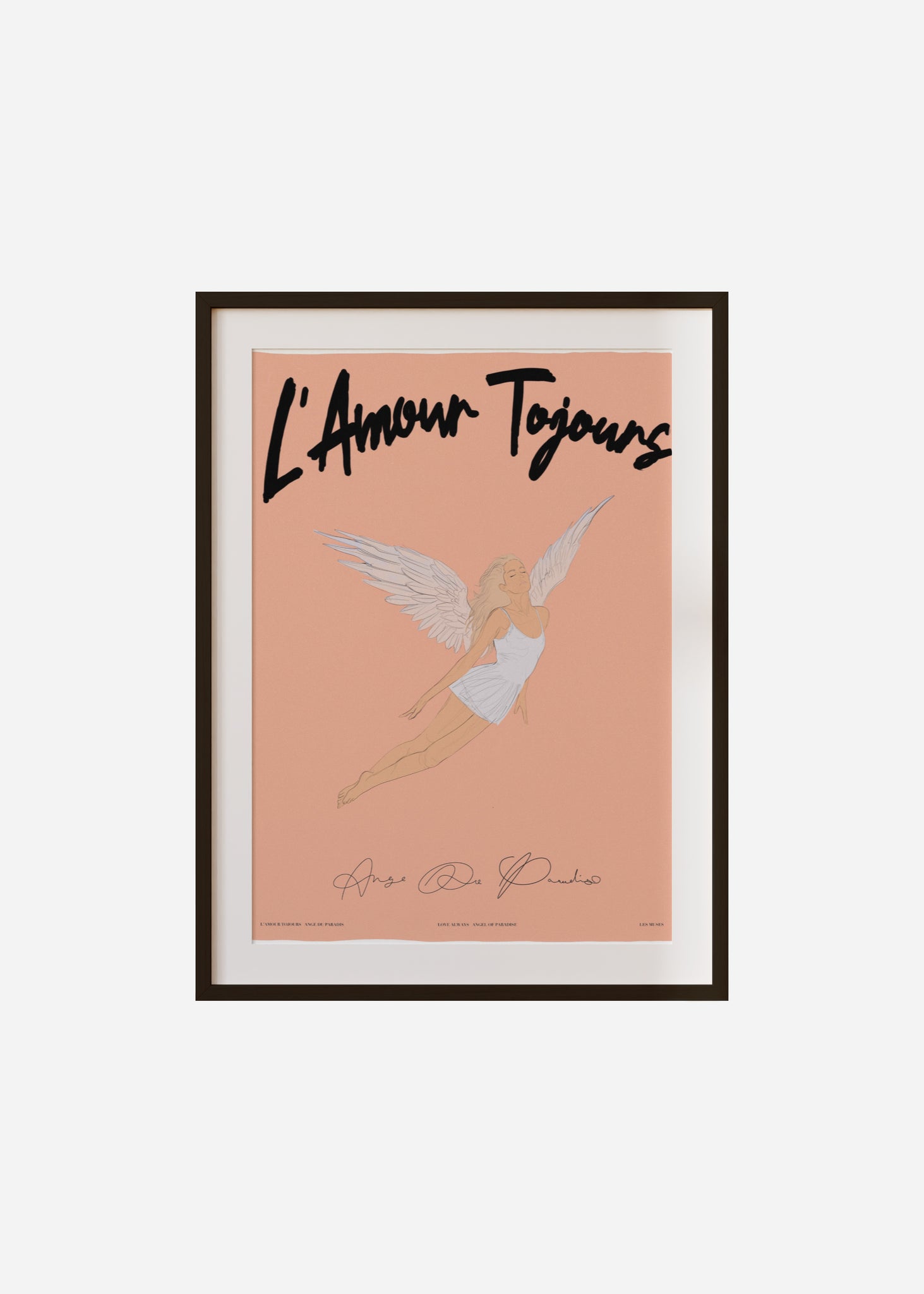 l'amour toujours Framed & Mounted Print