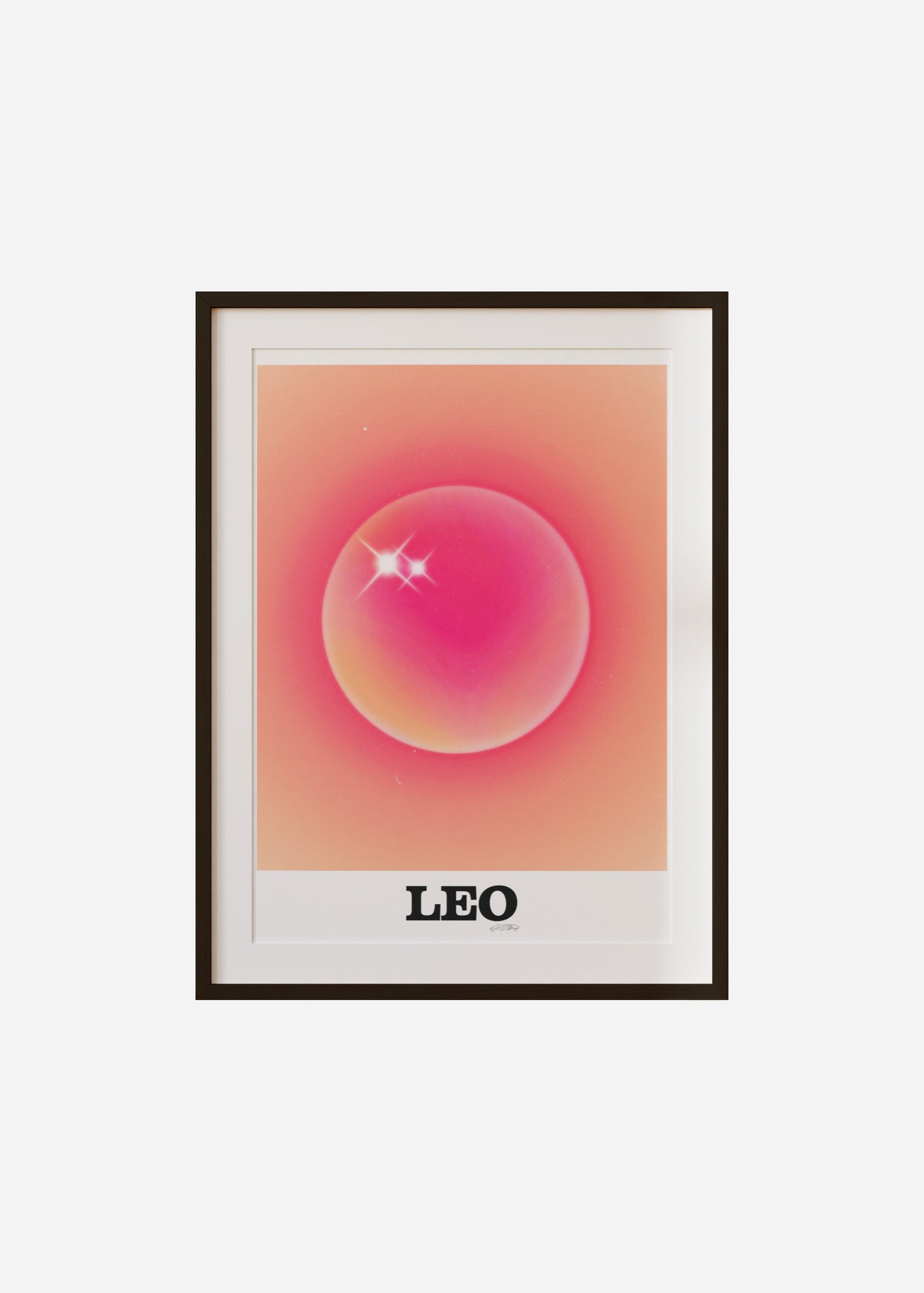 Leo Aura Framed & Mounted Print