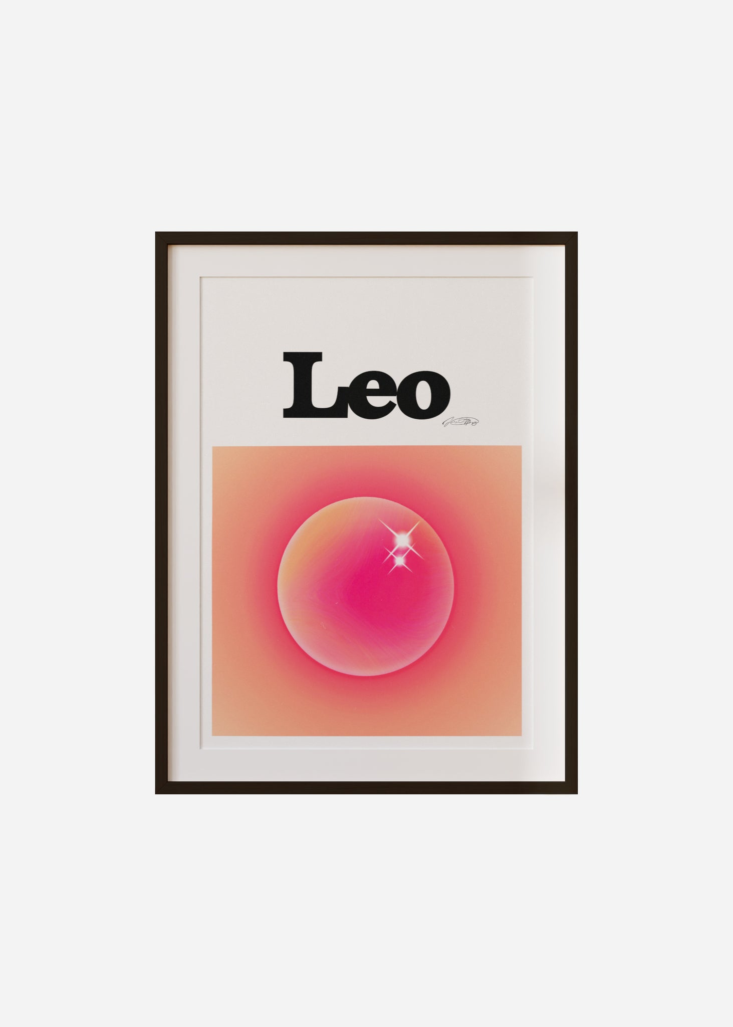 Leo Aura Framed & Mounted Print