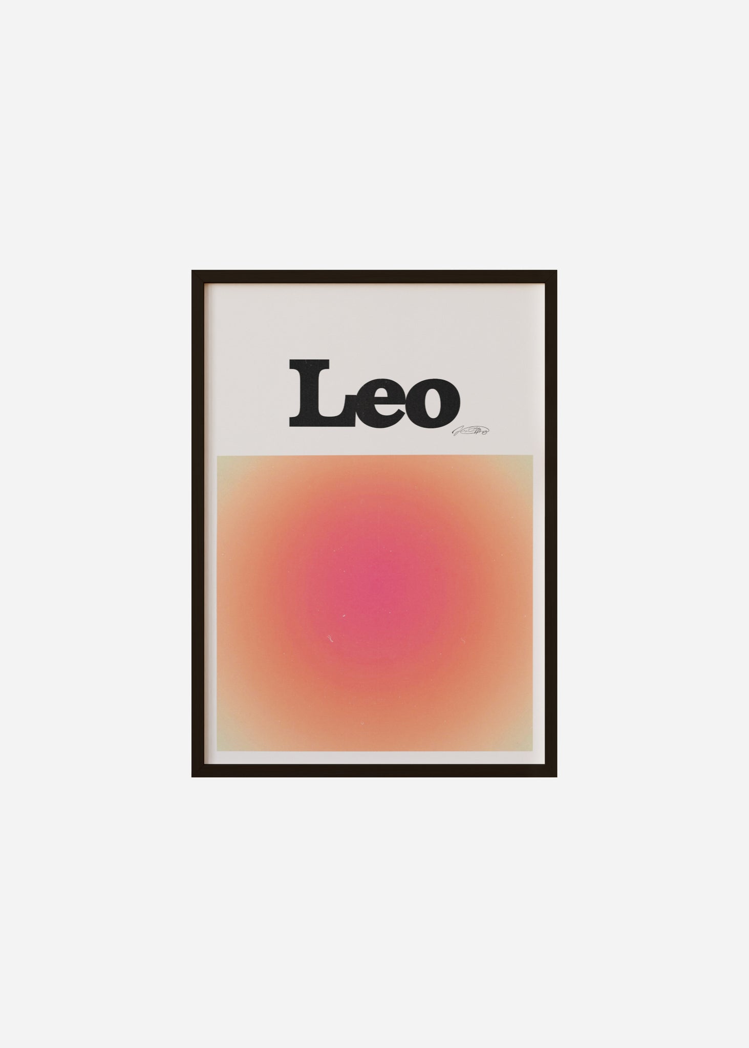 Leo Aura Framed Print