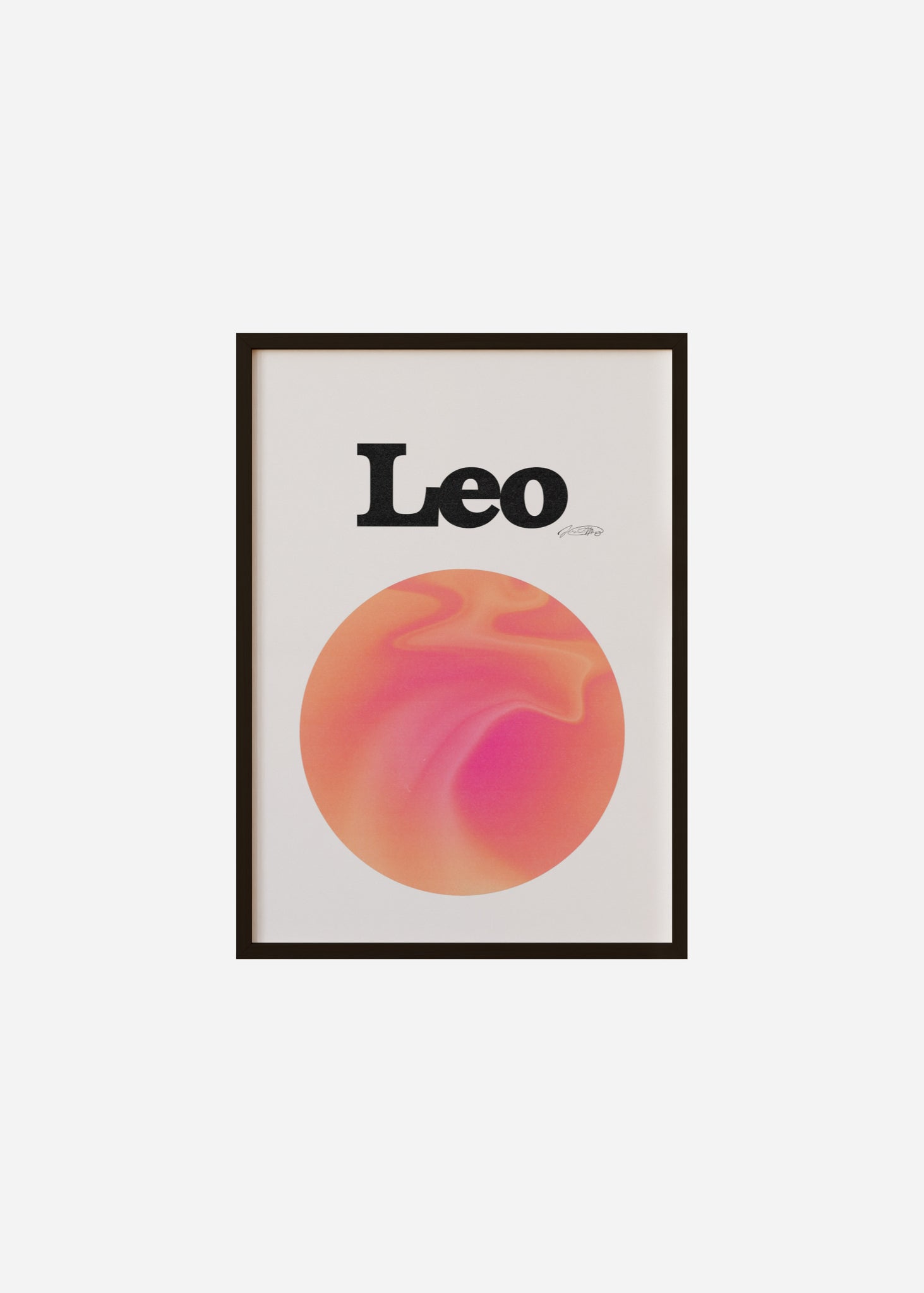 Leo Aura Framed Print