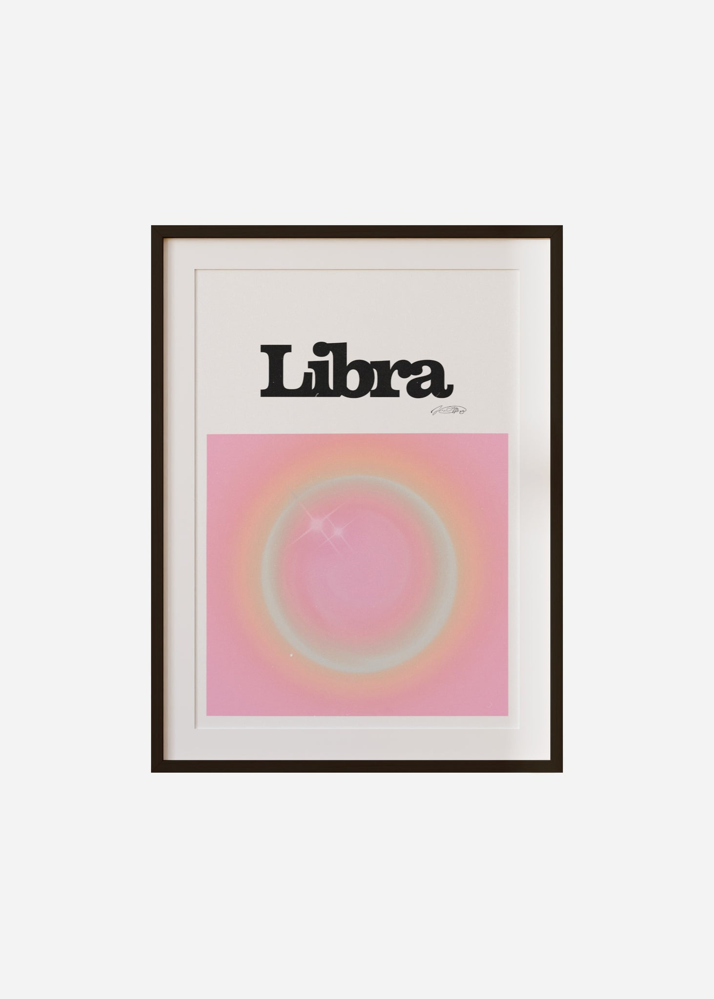 Libra Aura Framed & Mounted Print