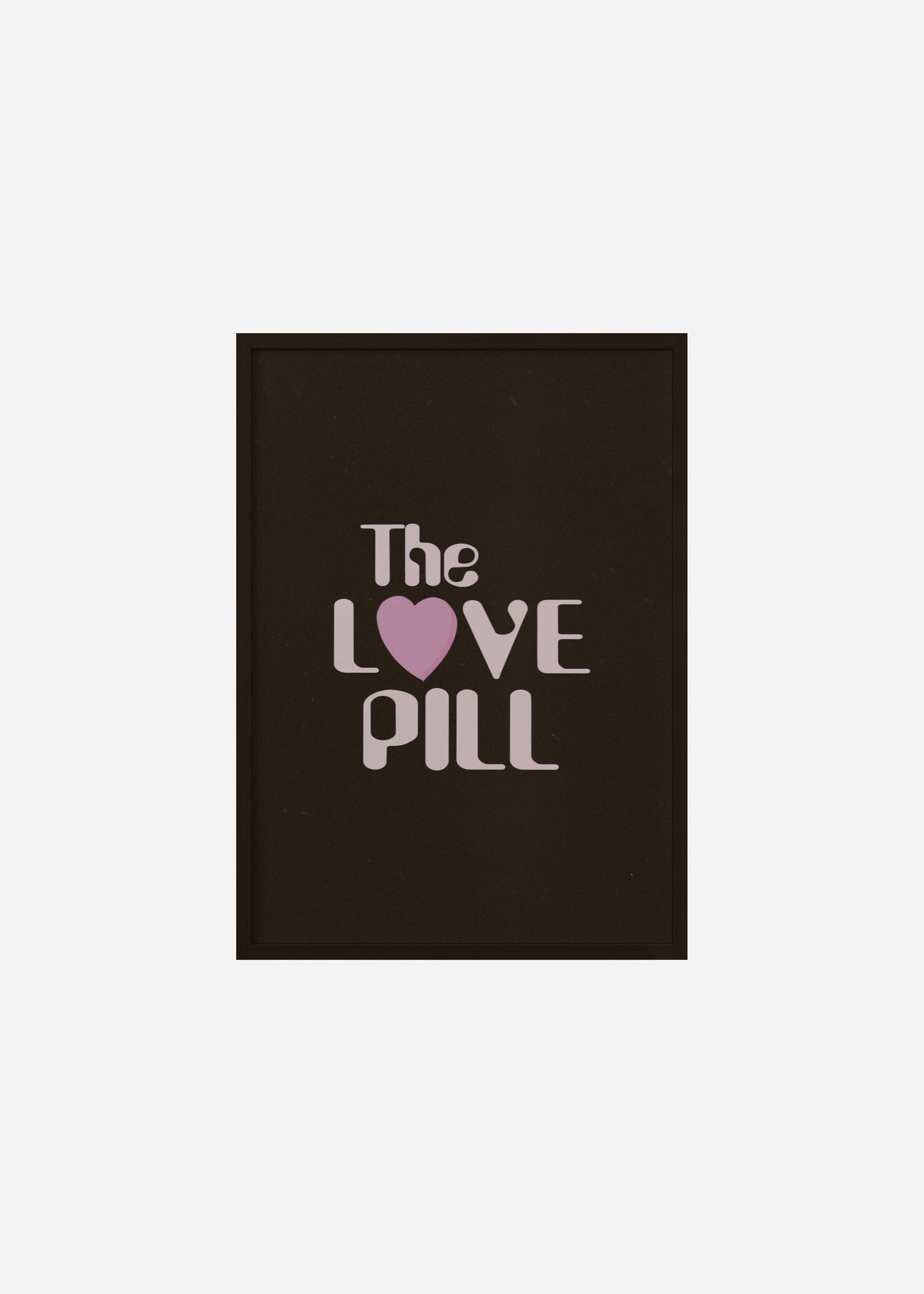 the love pill Framed Print