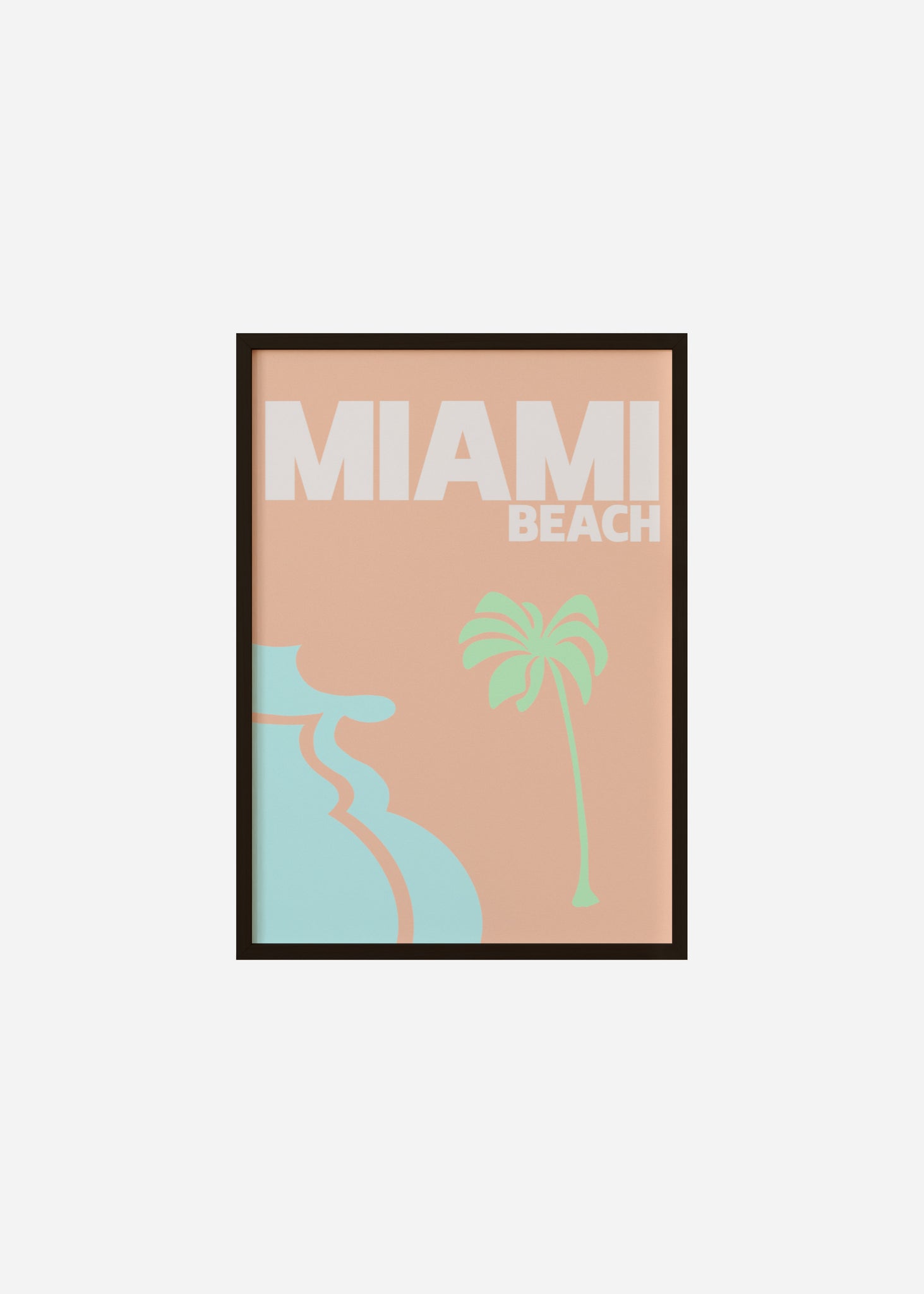 Miami Beach Framed Print