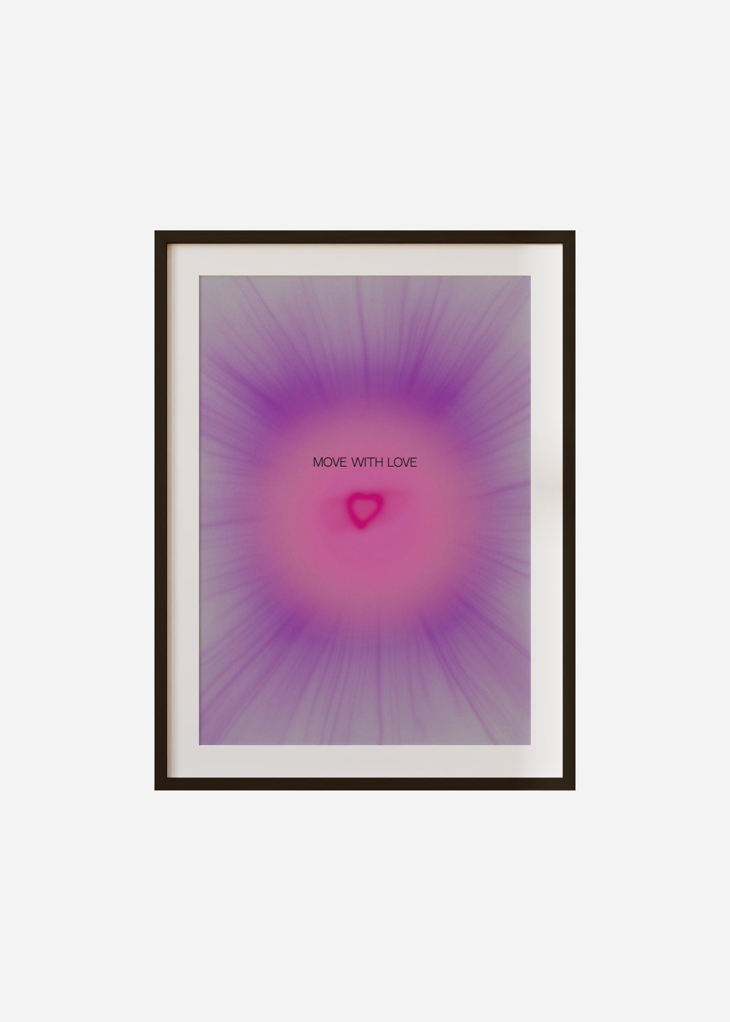 move with love Framed & Mounted Print