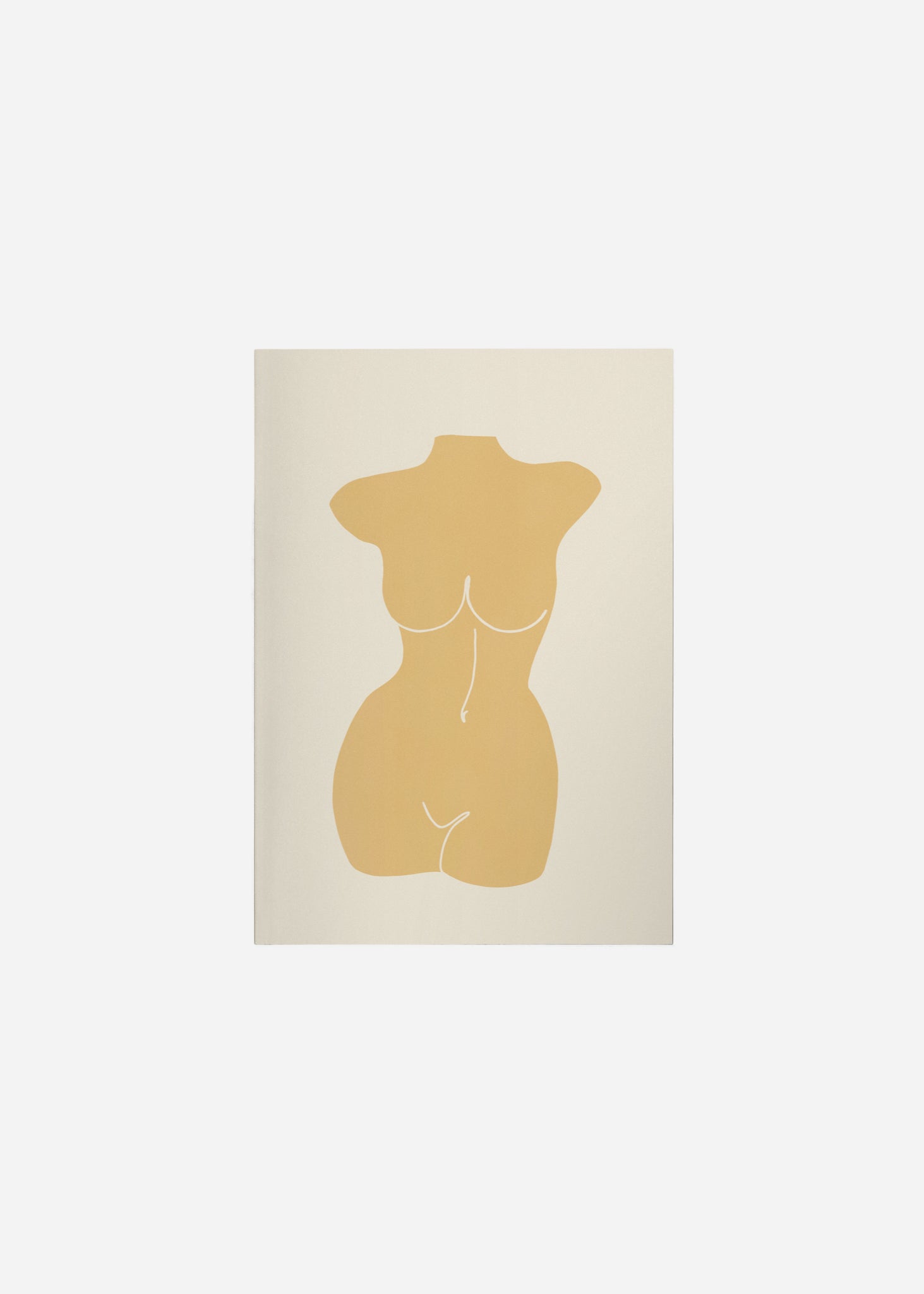 nude II / yellow Fine Art Print