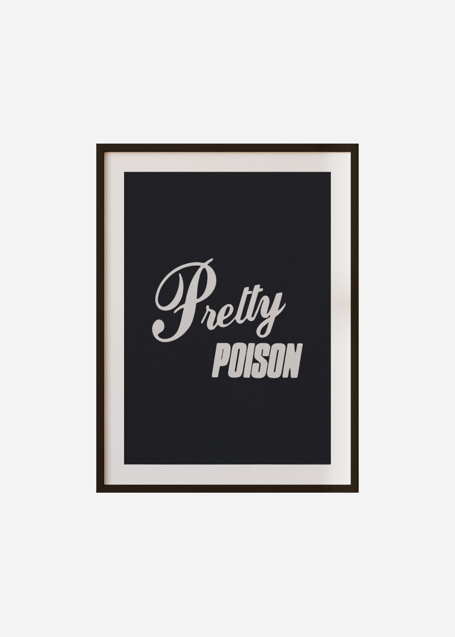 pretty poison Framed & Mounted Print