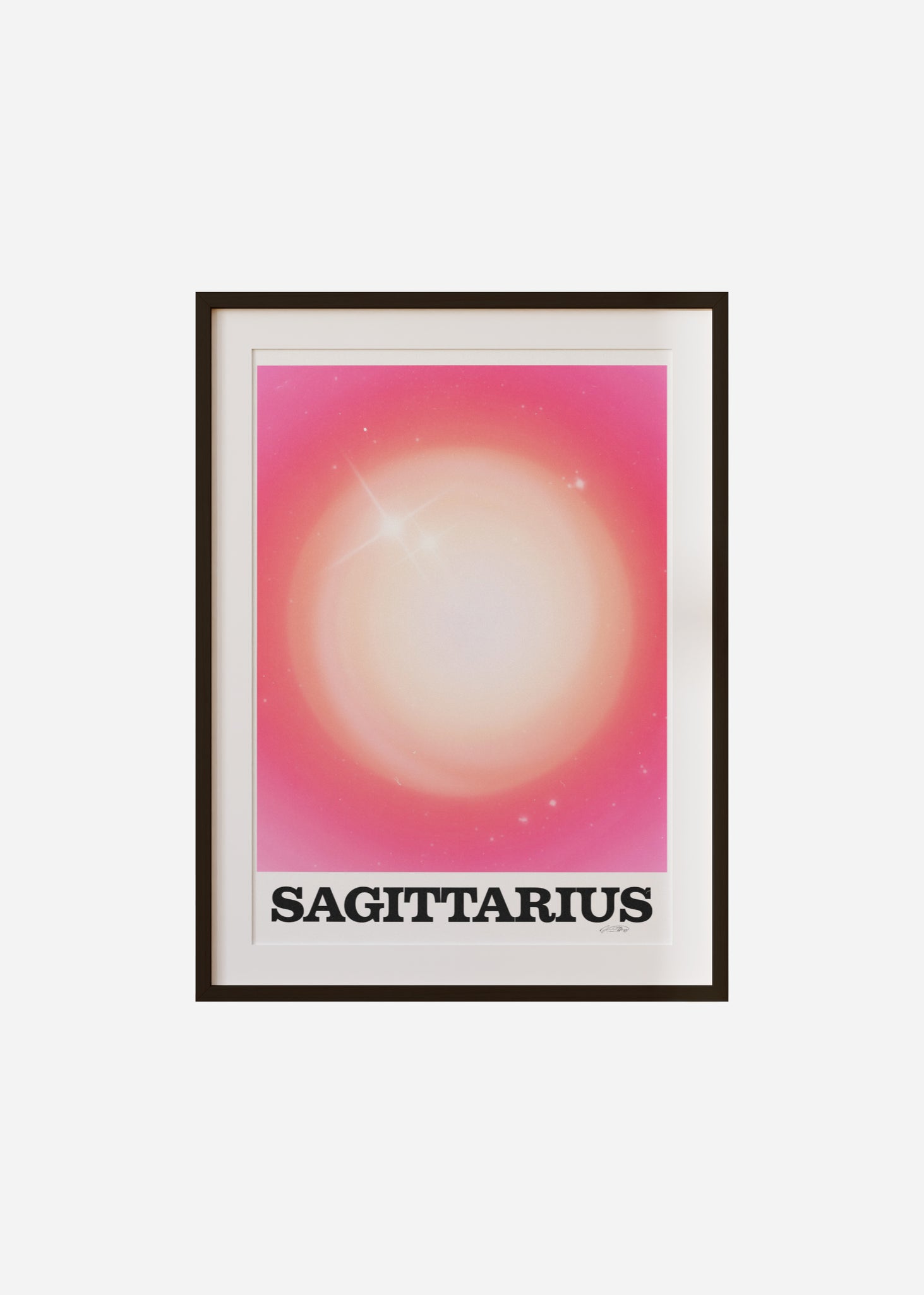 Sagittarius Aura Framed & Mounted Print