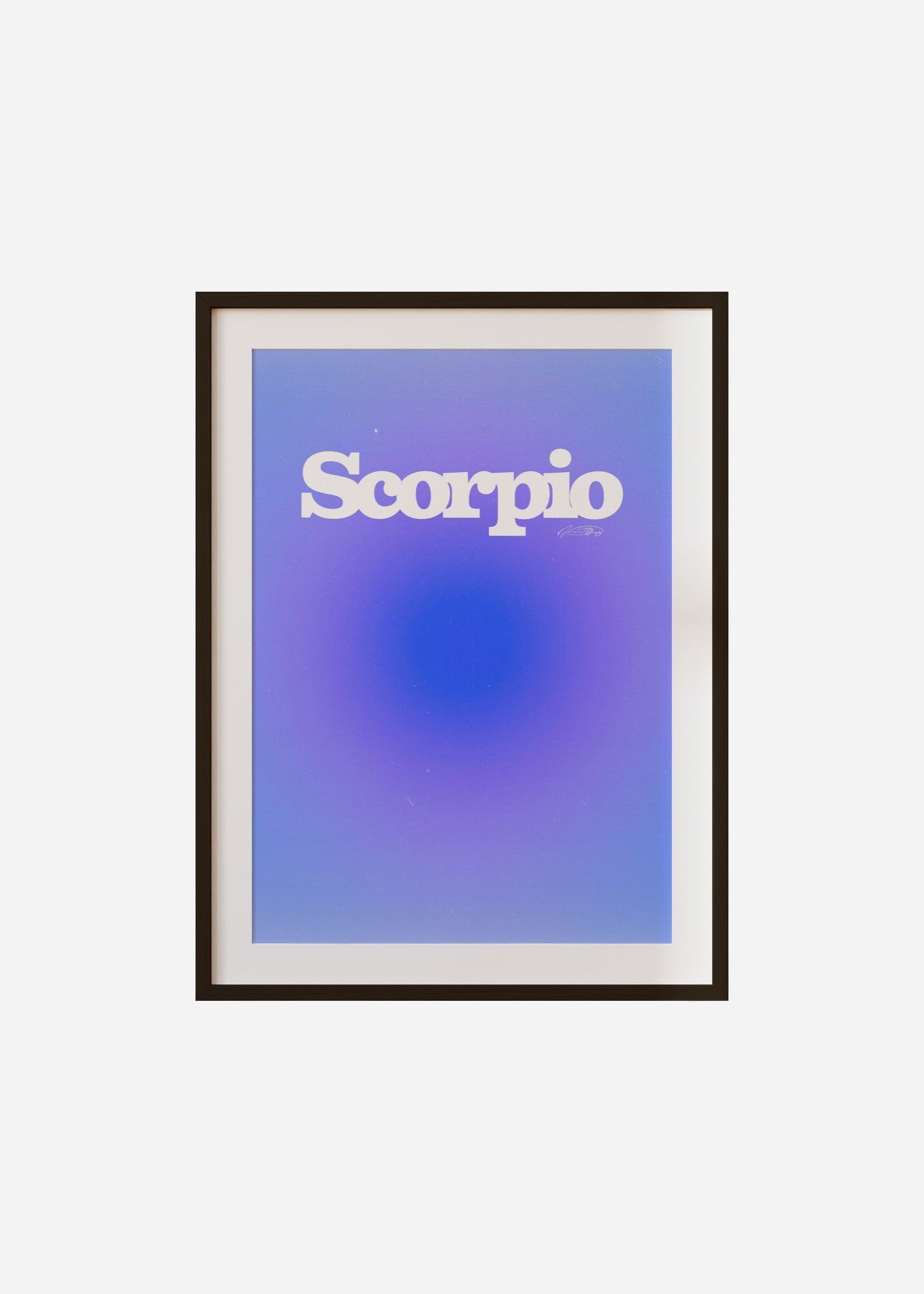 Scorpio Aura Framed & Mounted Print