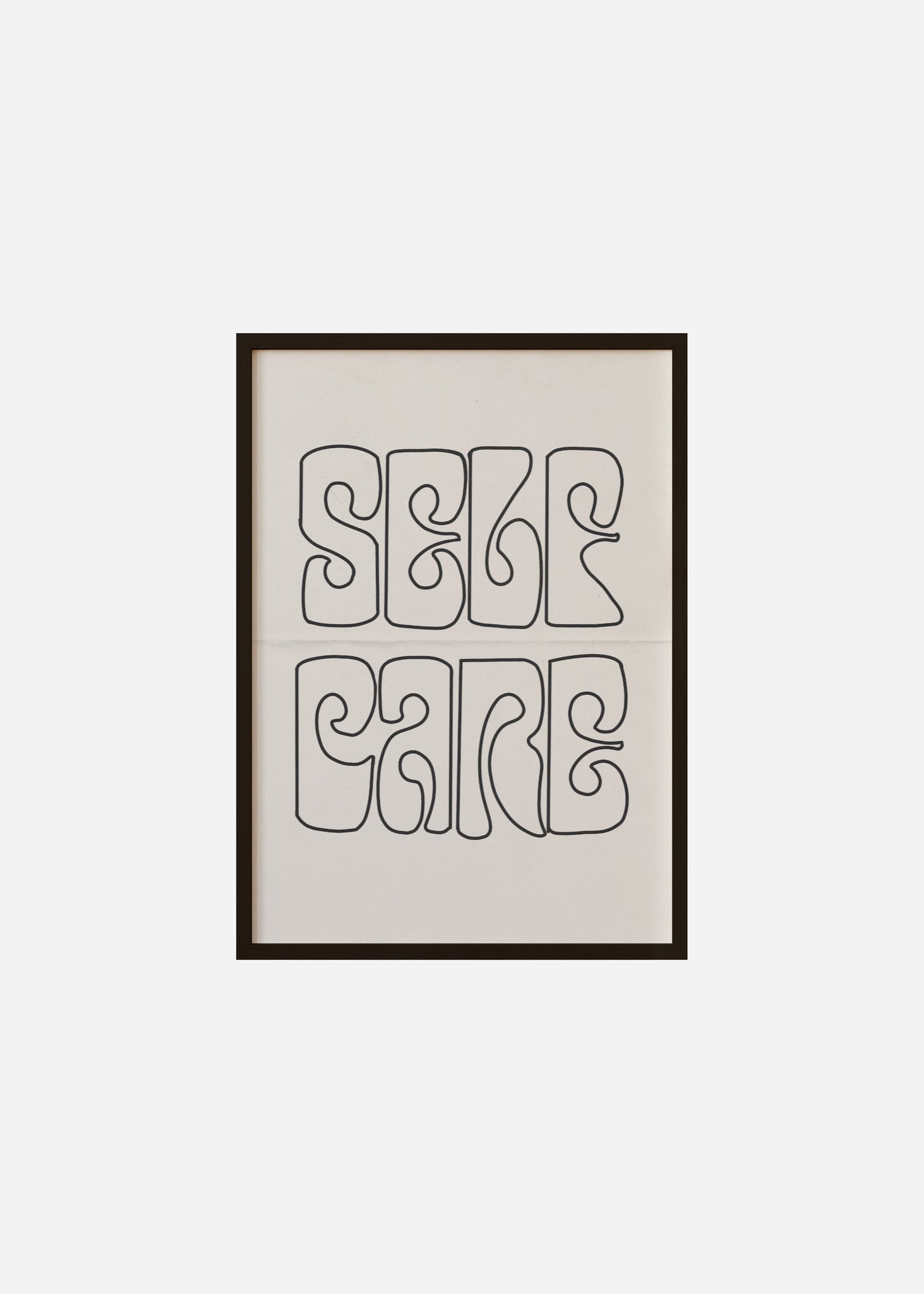 self care Framed Print