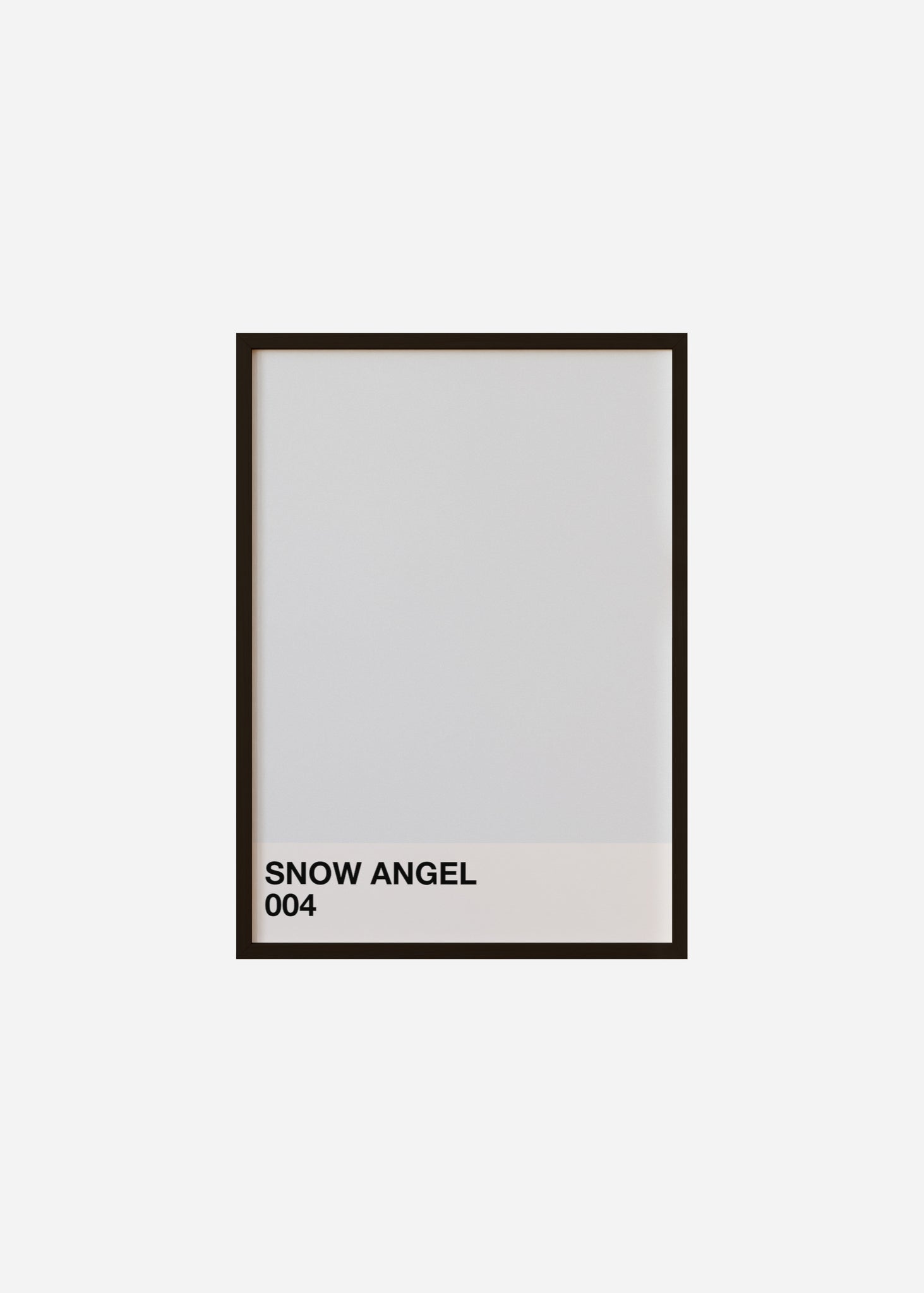 snow angel Framed Print