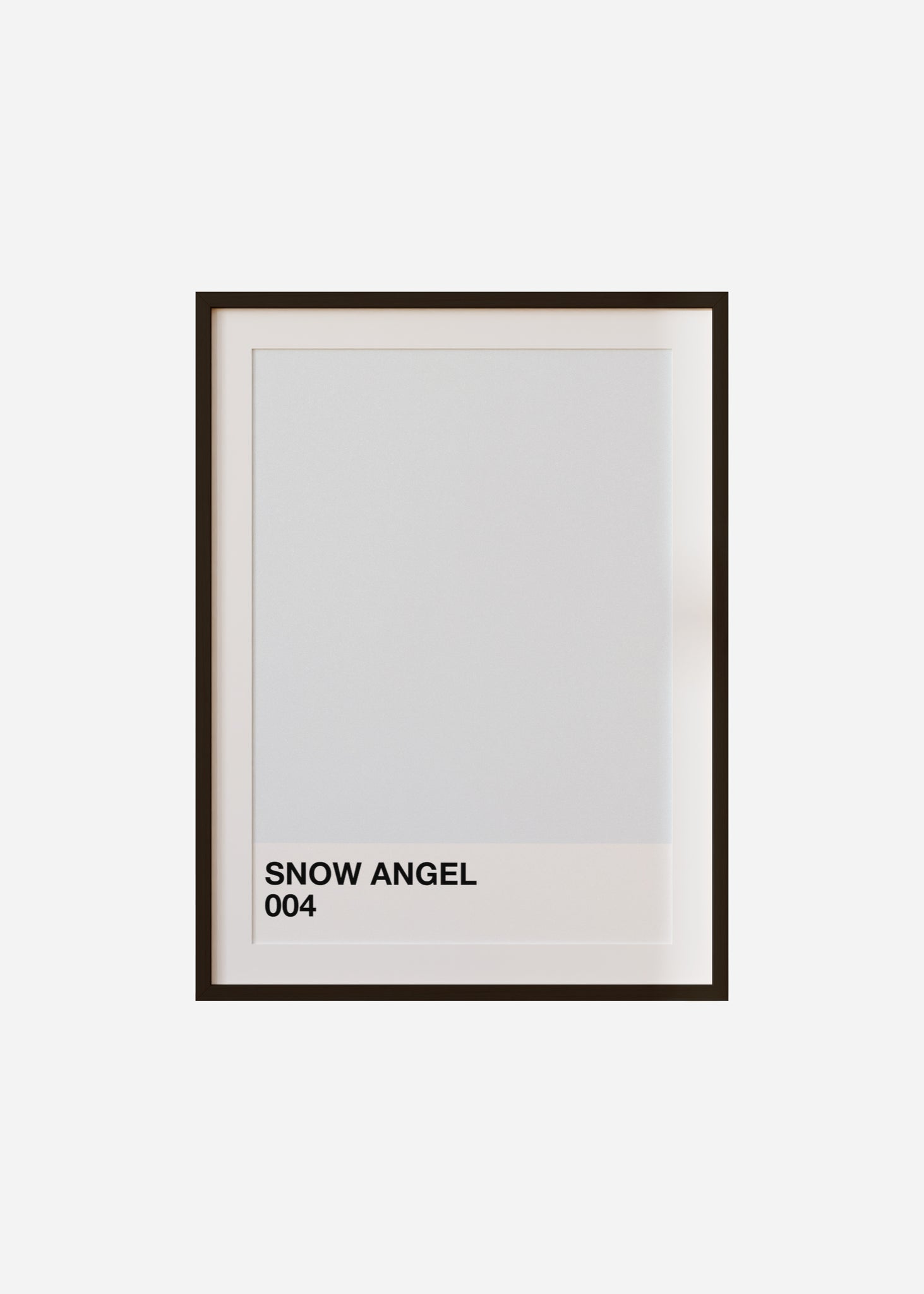 snow angel Framed & Mounted Print