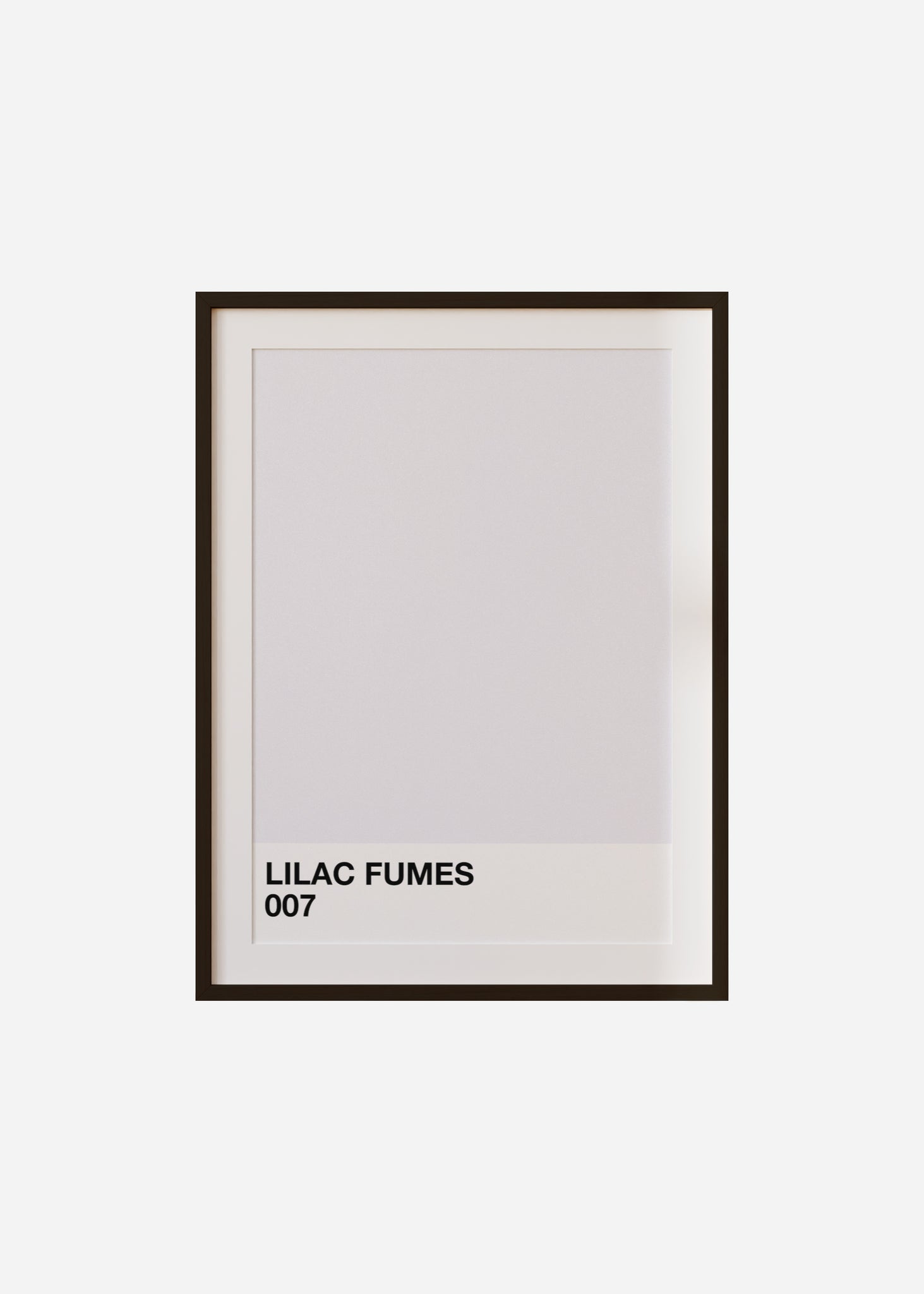 lilac fumes Framed & Mounted Print