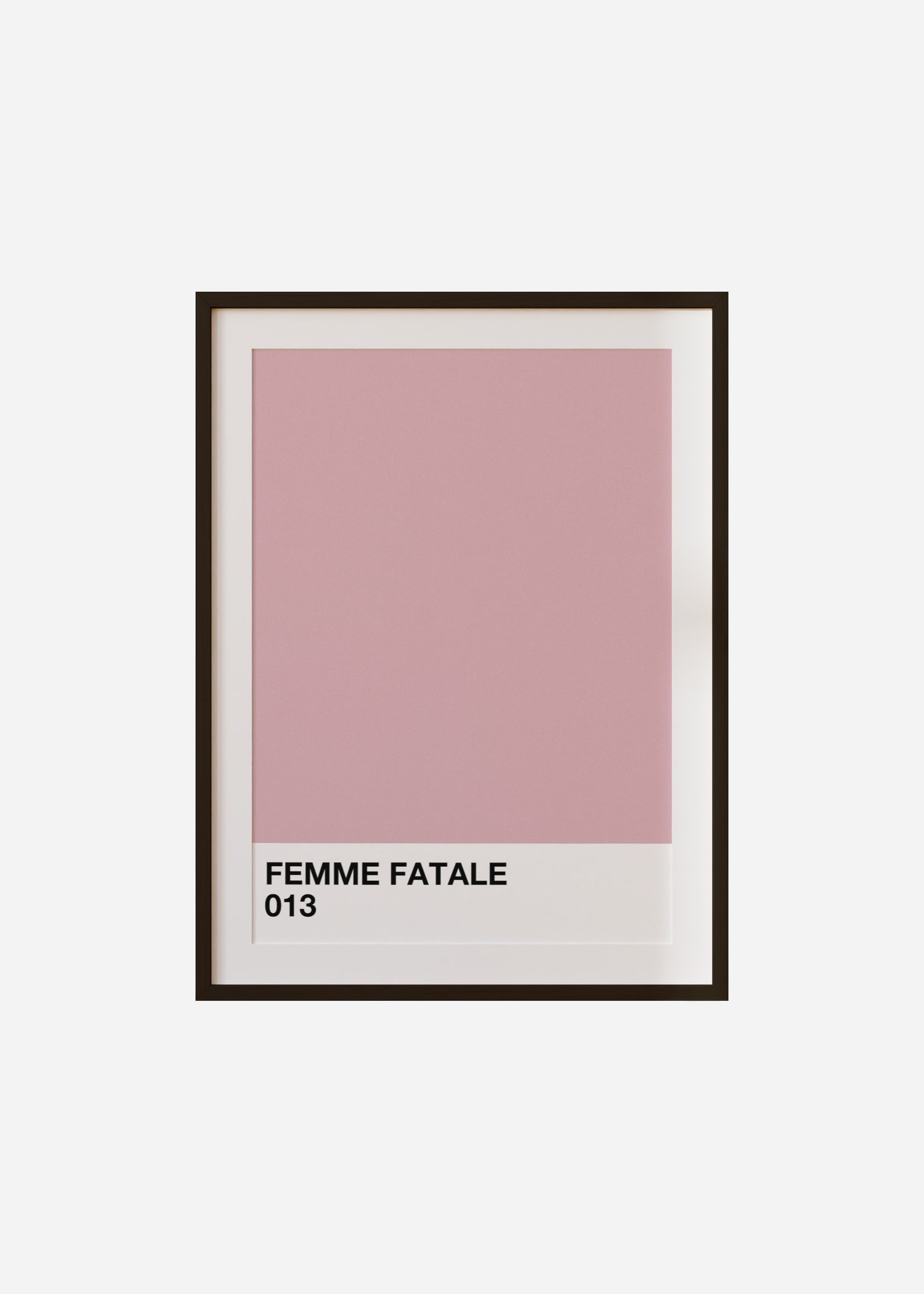 femme fatale Framed & Mounted Print