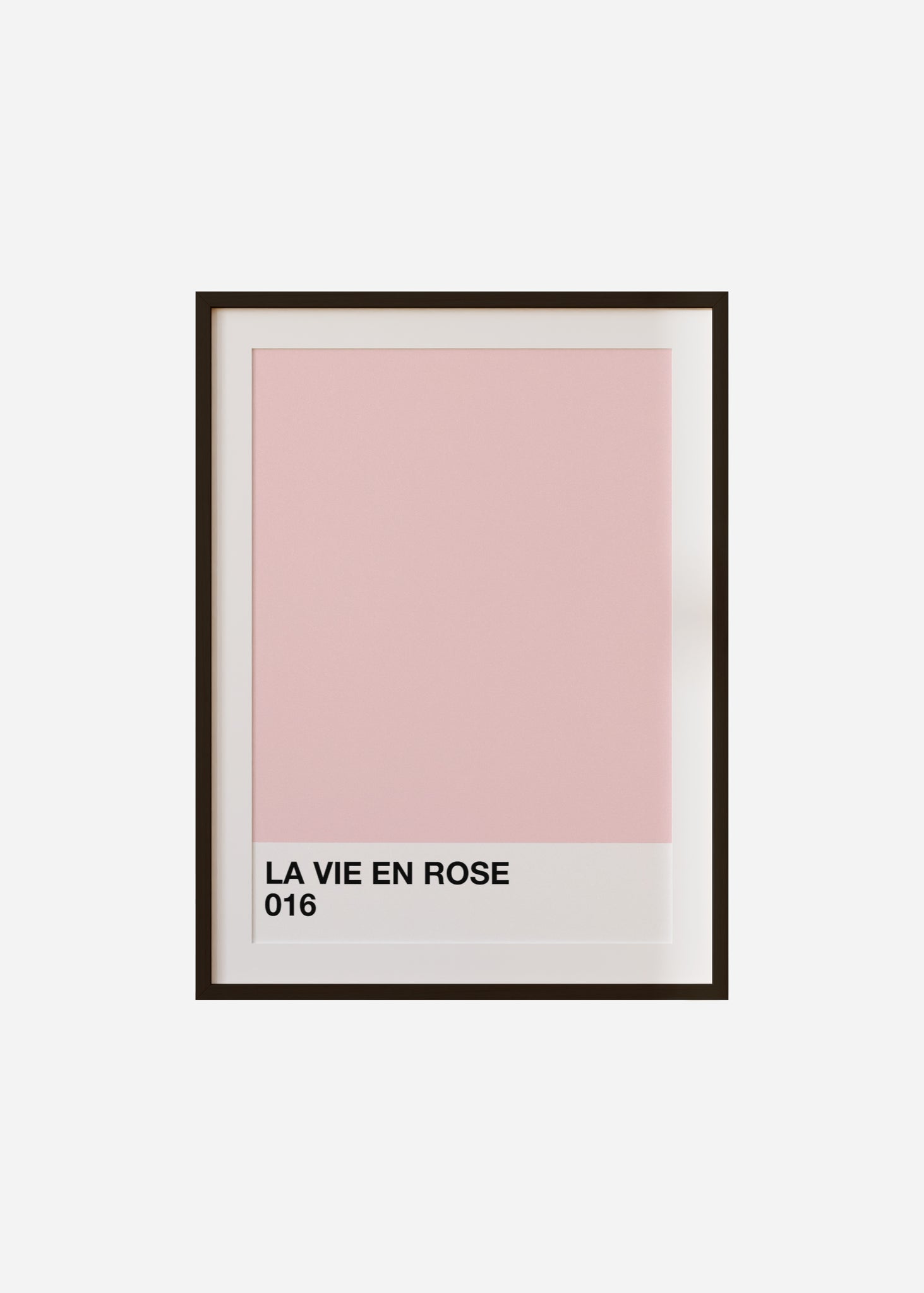 la vie en rose Framed & Mounted Print