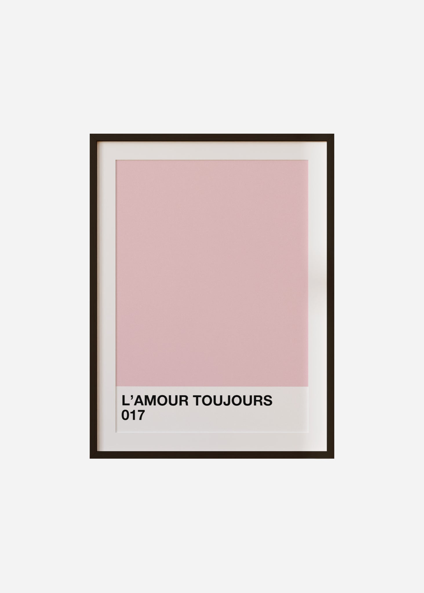 l'amour toujours Framed & Mounted Print