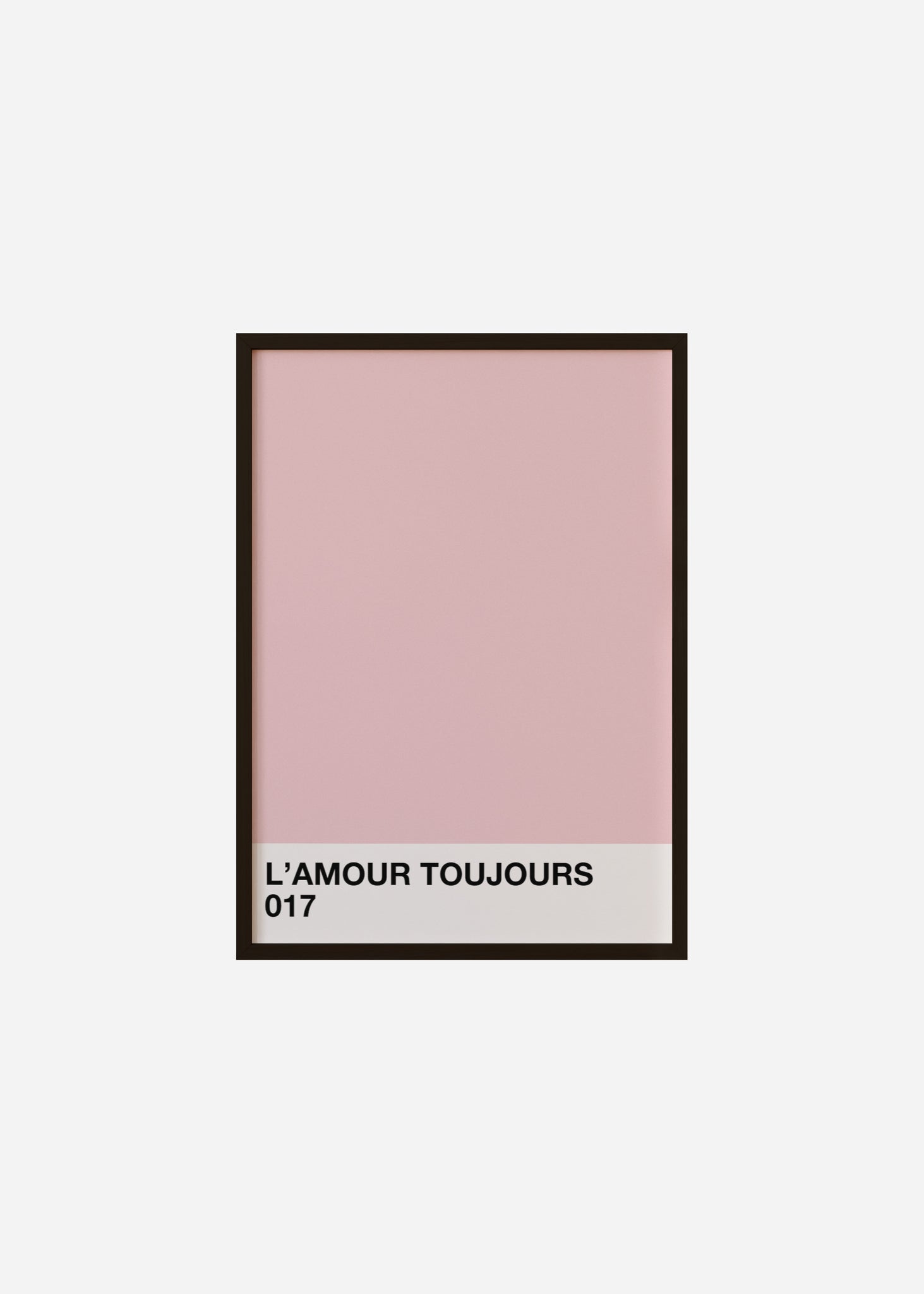 l'amour toujours Framed Print
