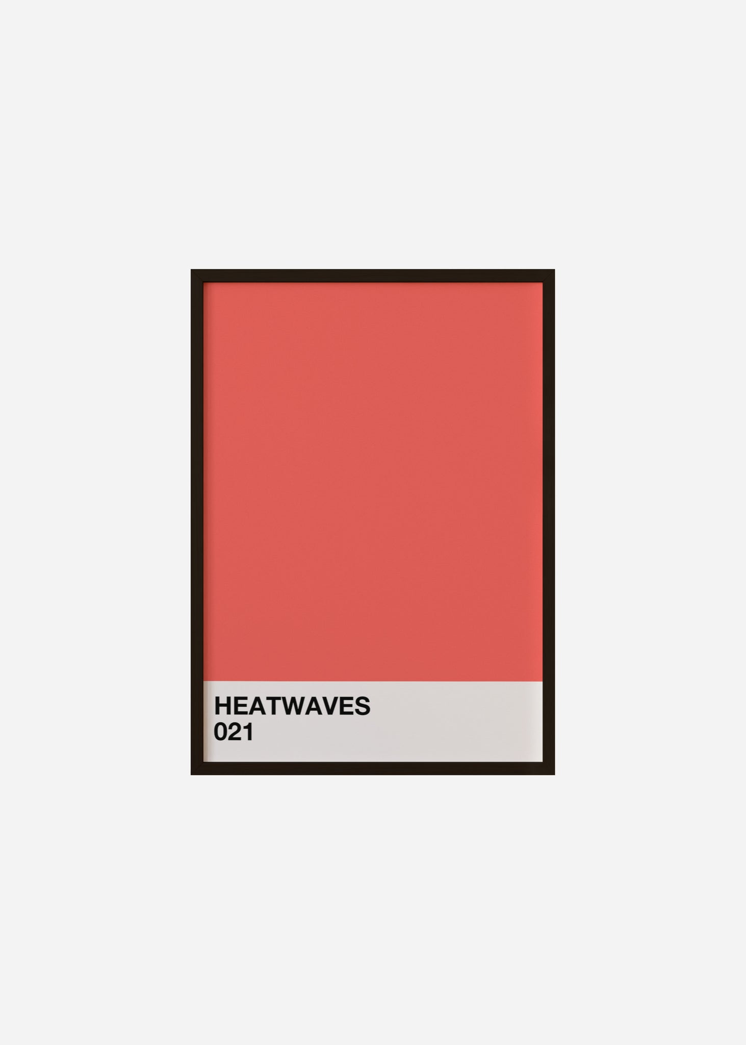 heatwaves Framed Print