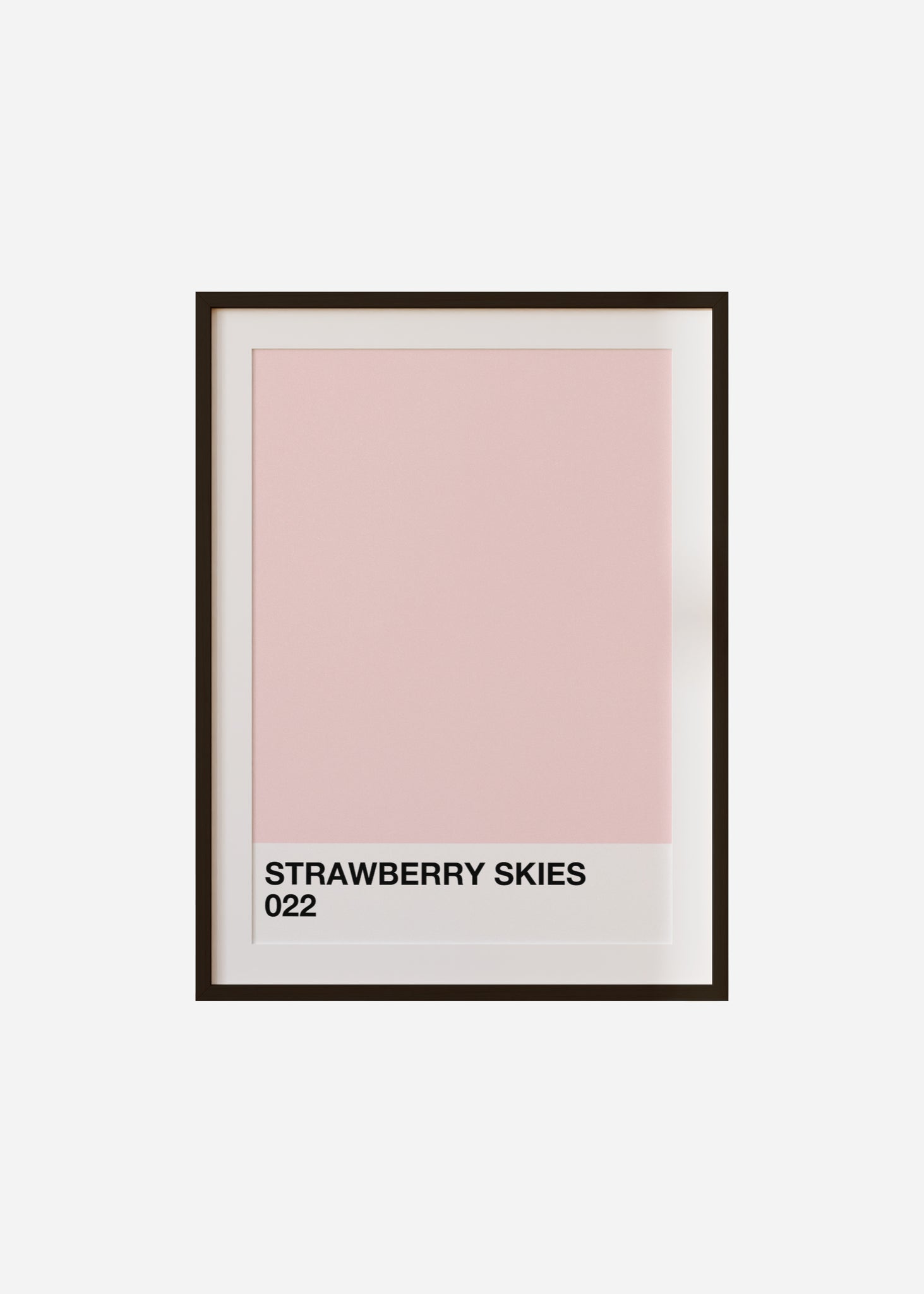 strawberry skies Framed & Mounted Print