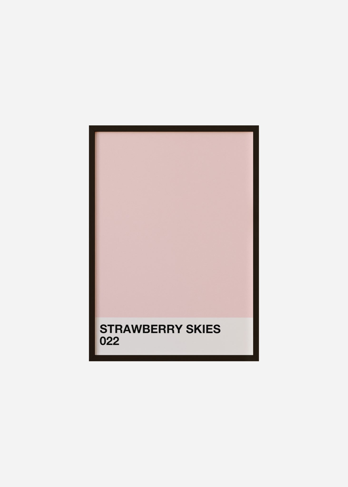 strawberry skies Framed Print