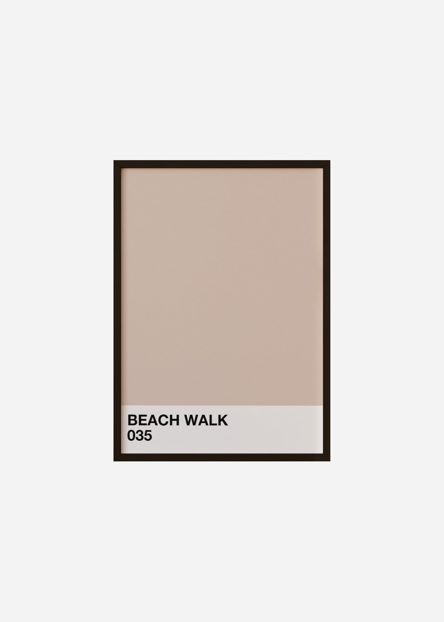 beach walk Framed Print