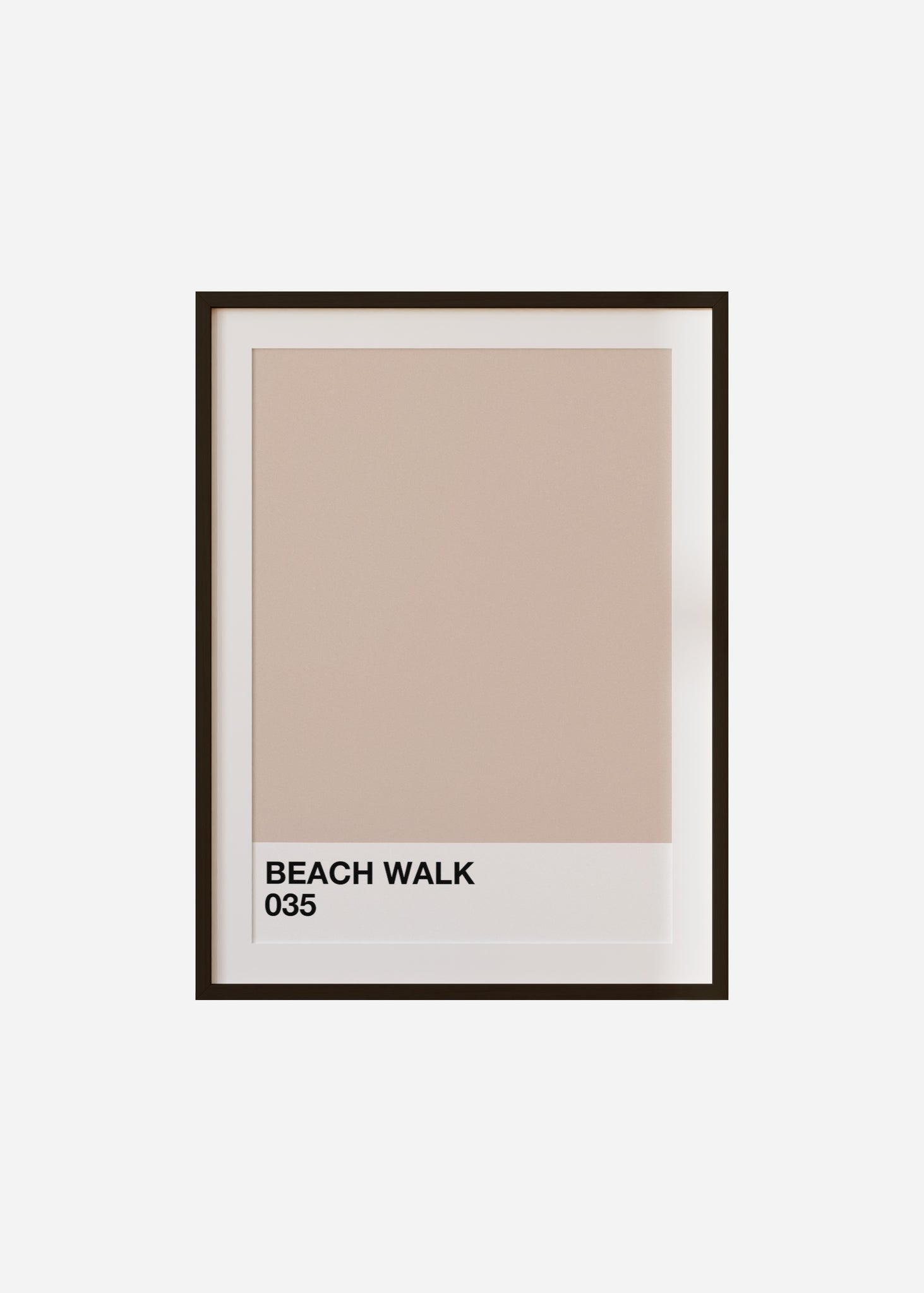 beach walk Framed & Mounted Print