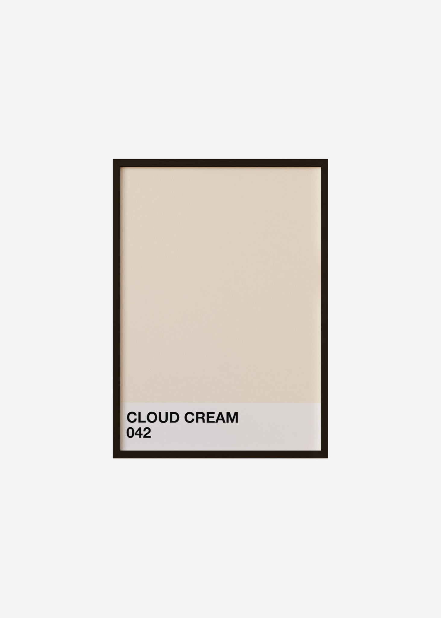 cloud cream Framed Print
