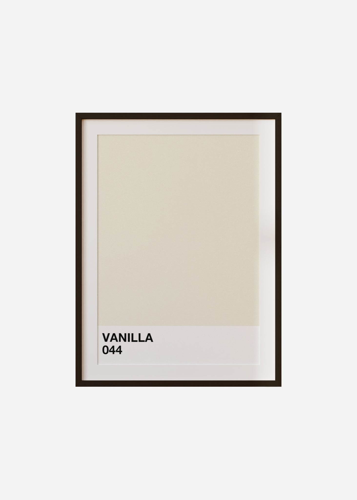 vanilla Framed & Mounted Print