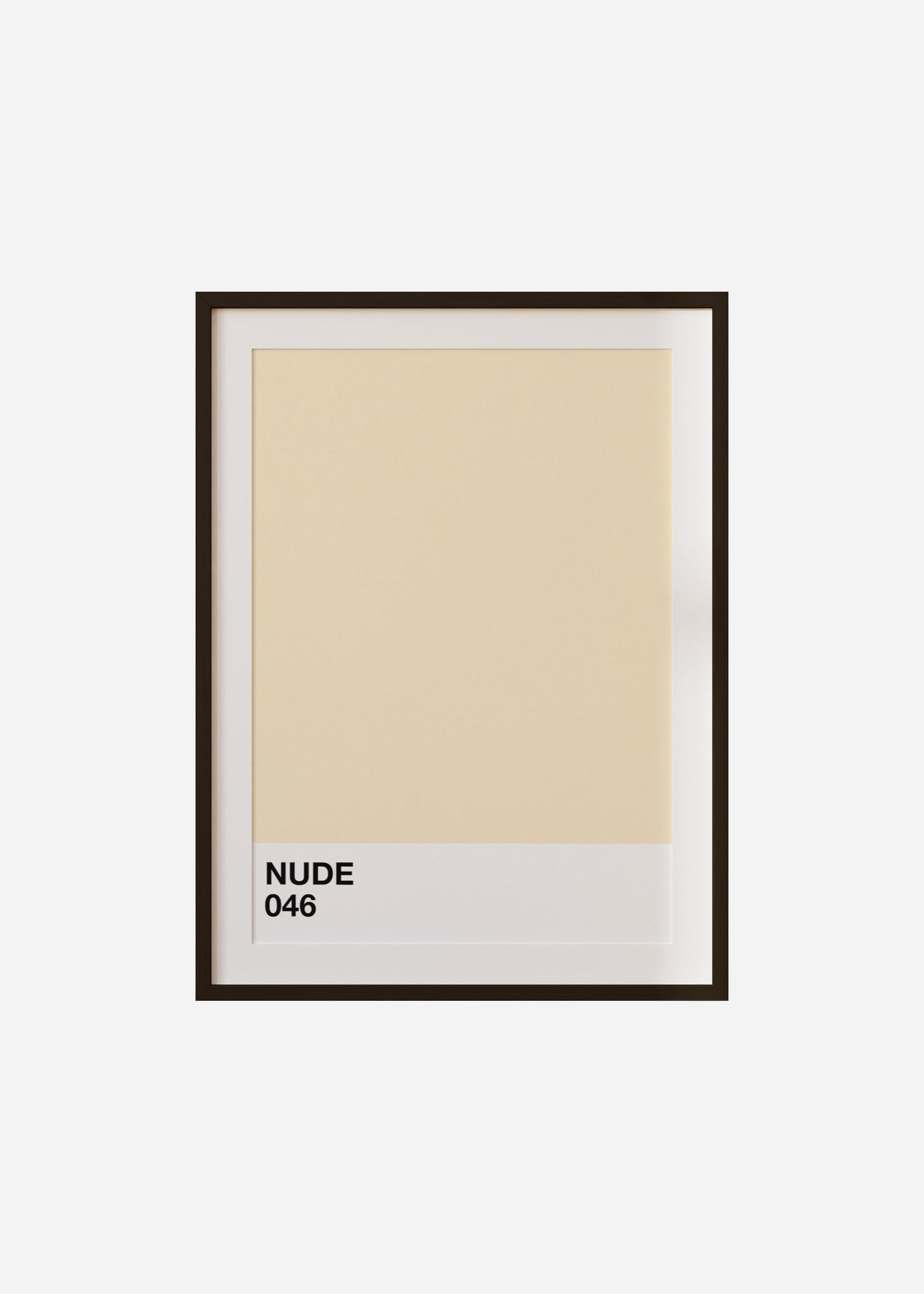 nude Framed & Mounted Print