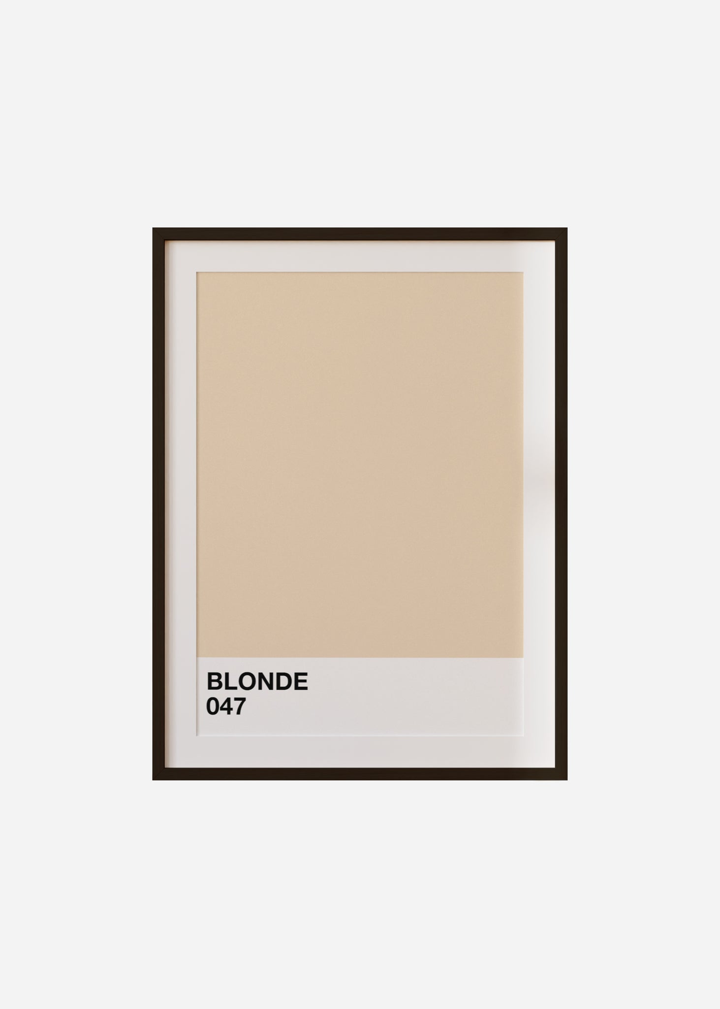 blonde Framed & Mounted Print