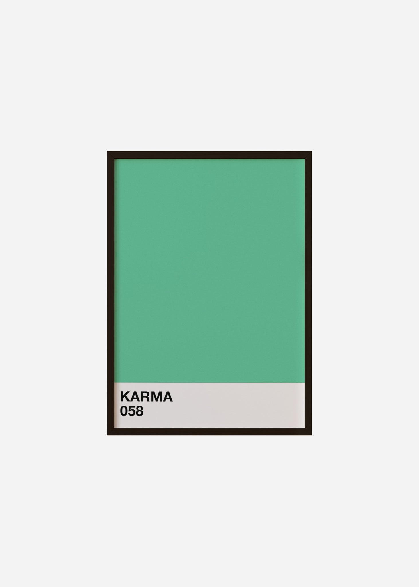 karma Framed Print