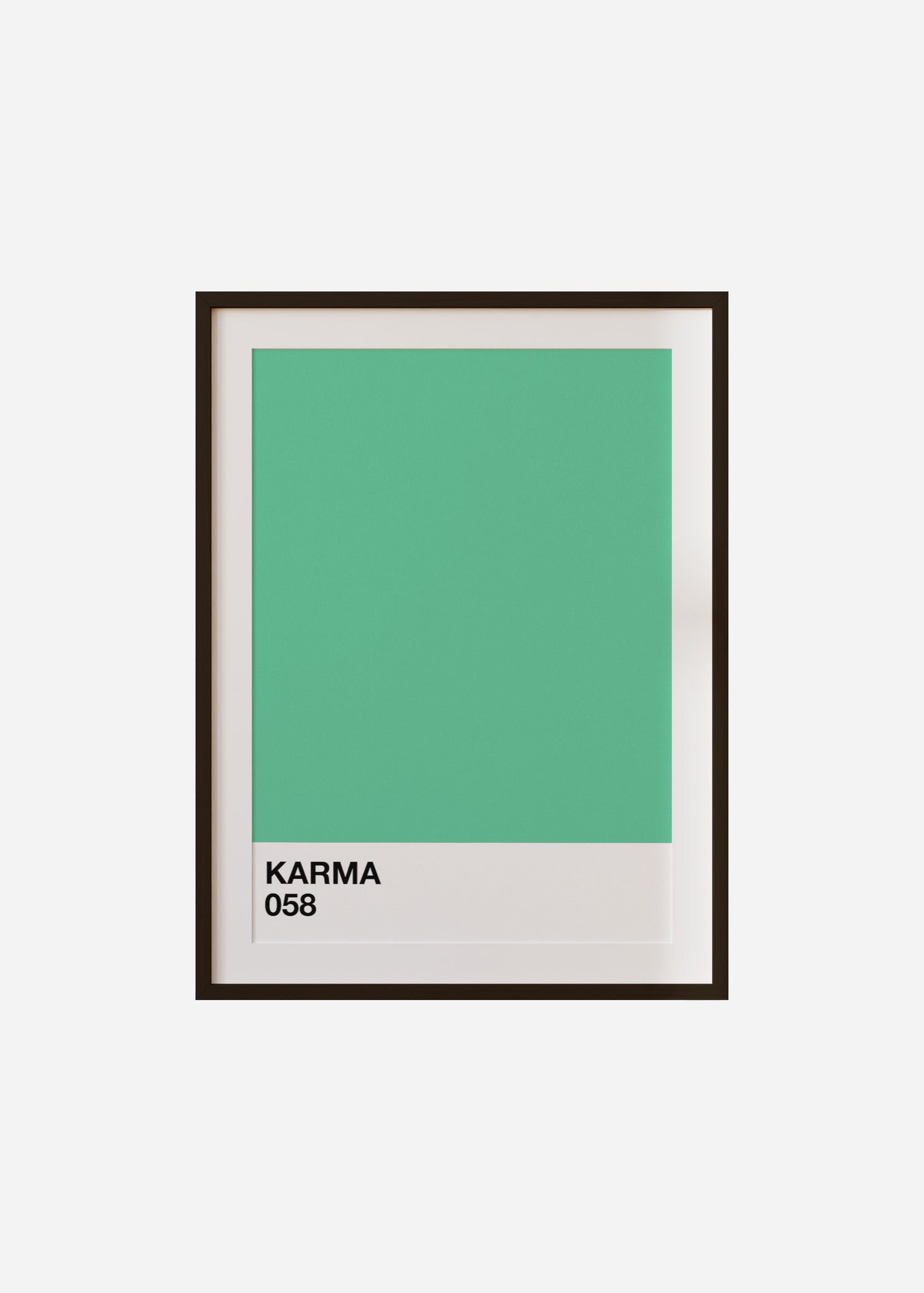 karma Framed & Mounted Print