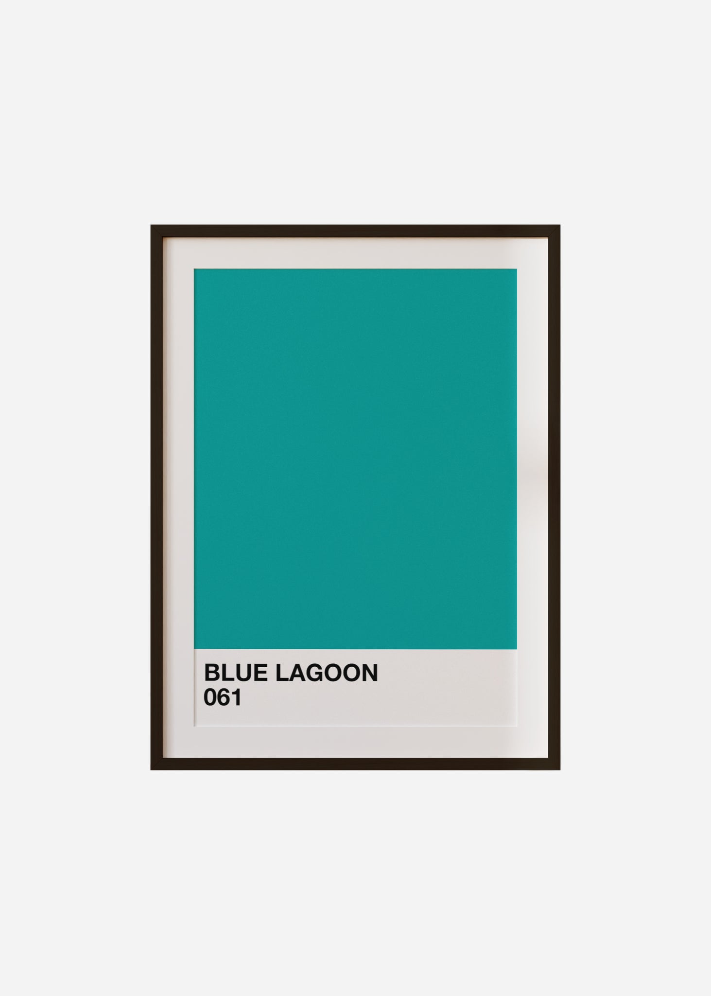 blue lagoon Framed & Mounted Print