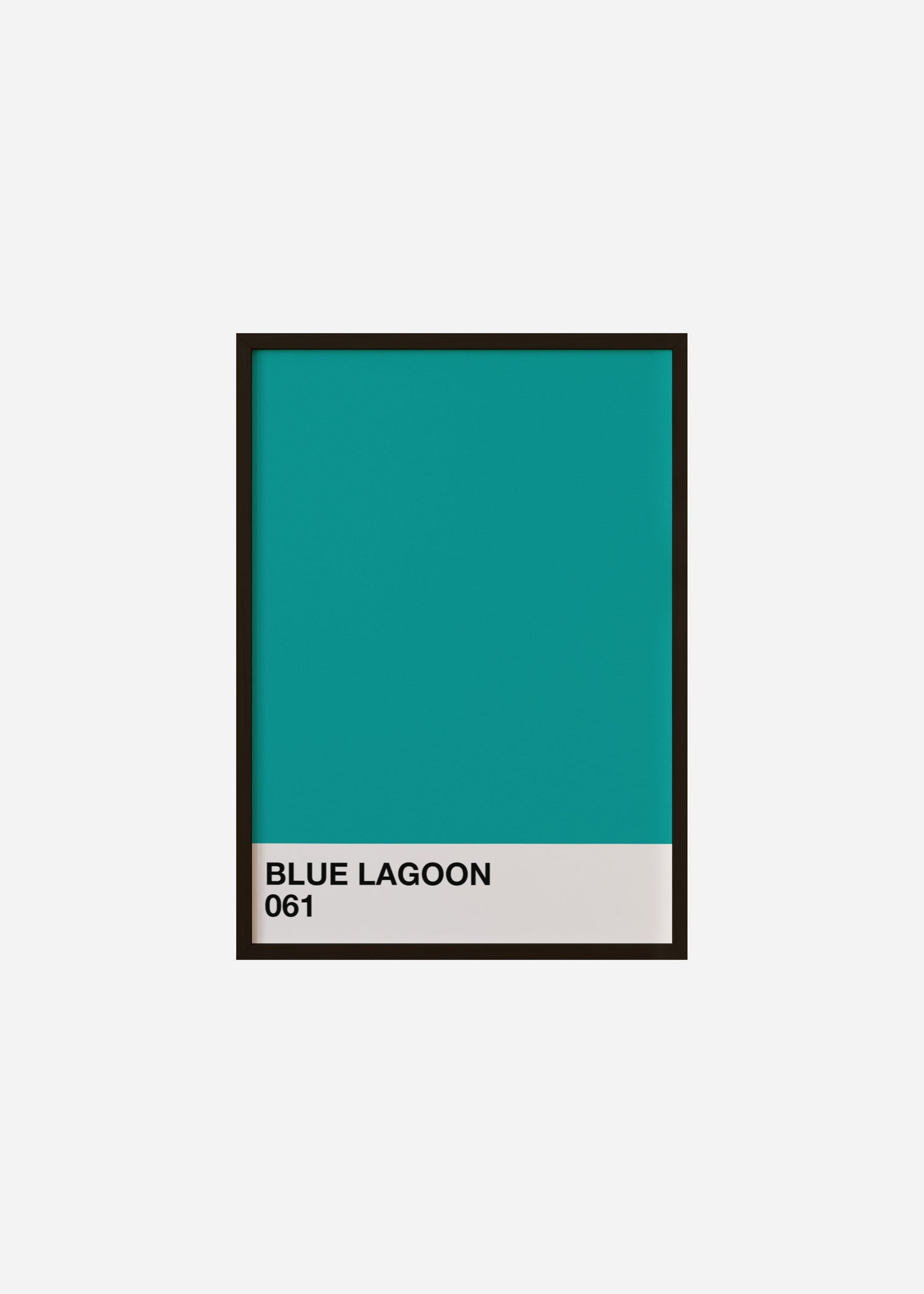 blue lagoon Framed Print