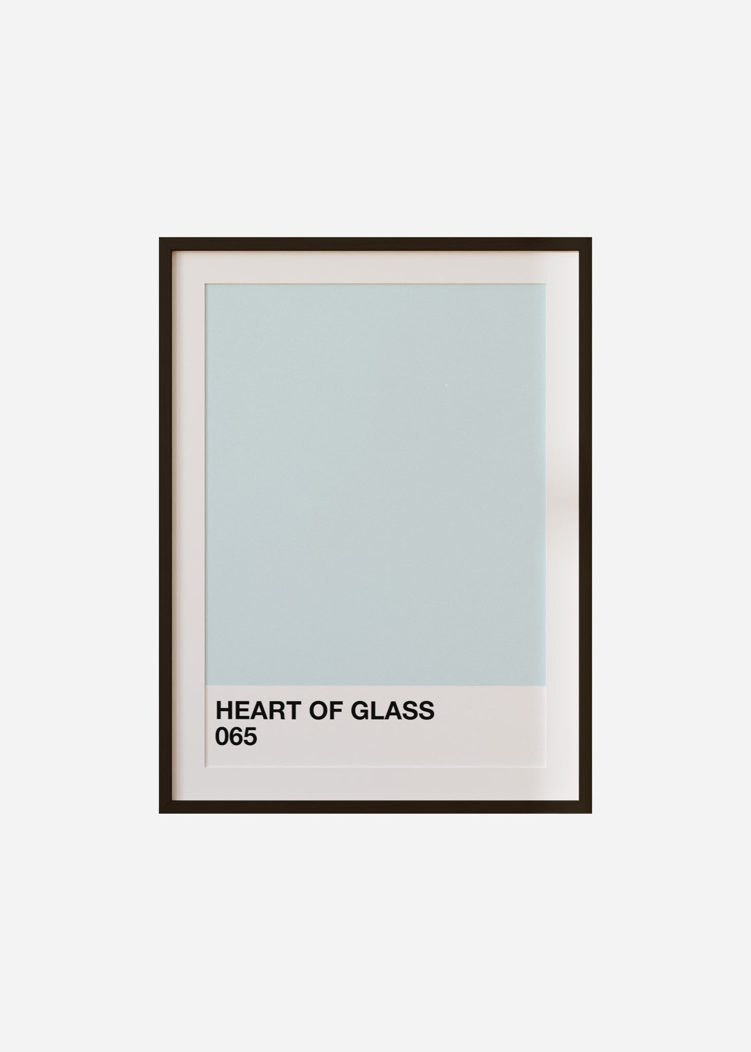 heart of glass Framed & Mounted Print
