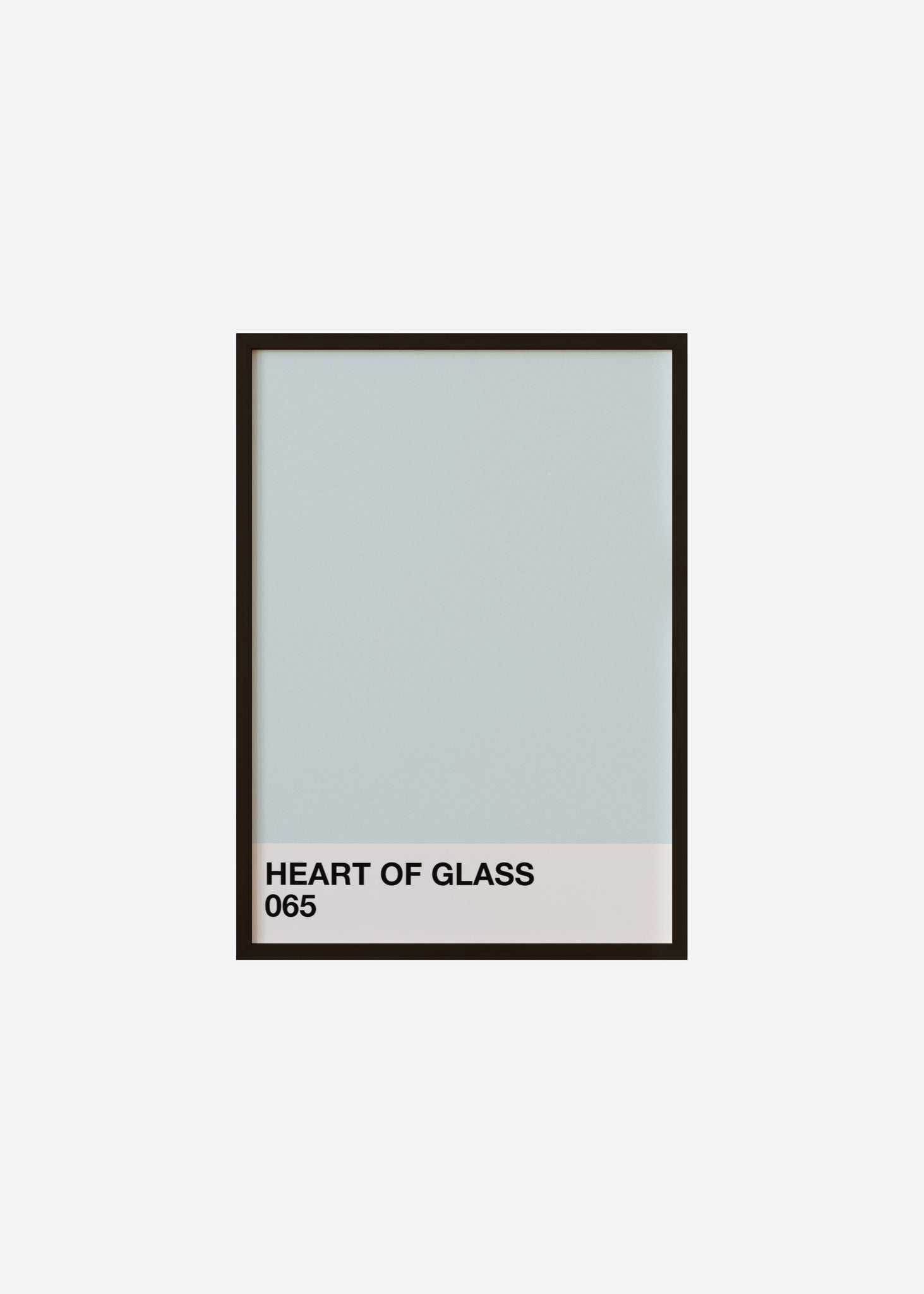 heart of glass Framed Print