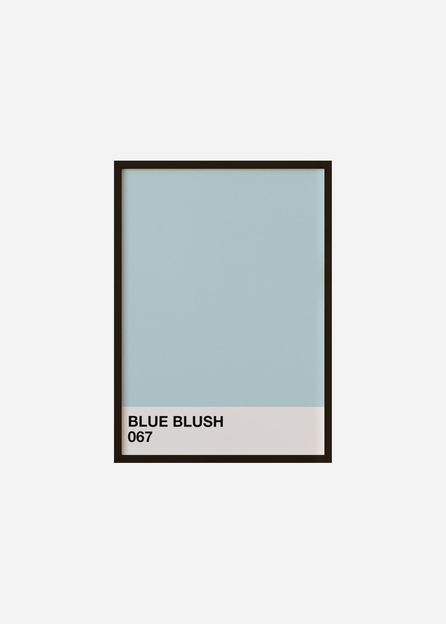 blue blush Framed Print