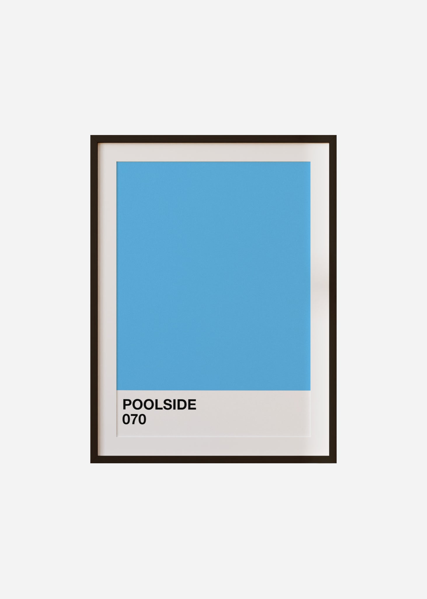 poolside Framed & Mounted Print