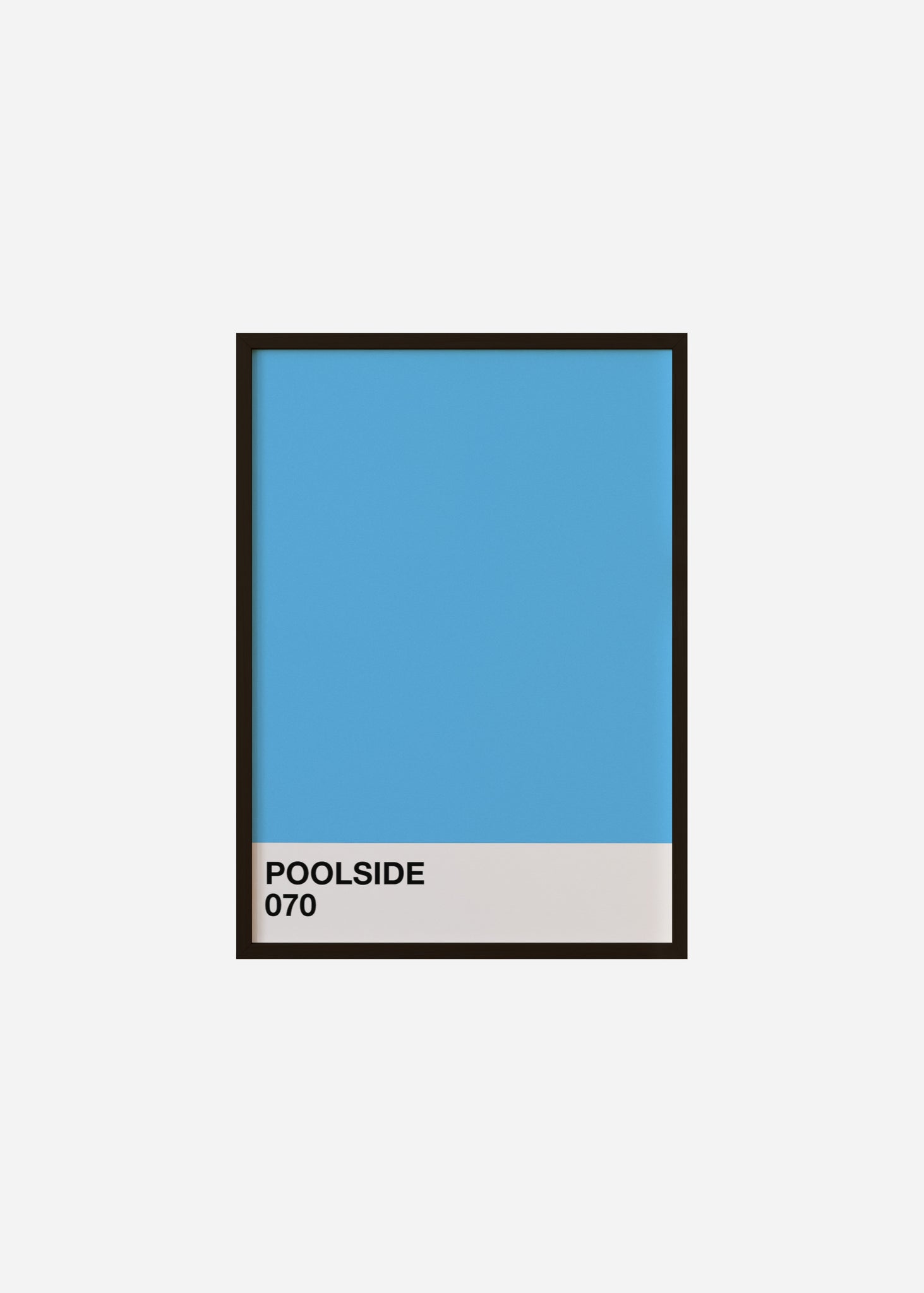 poolside Framed Print